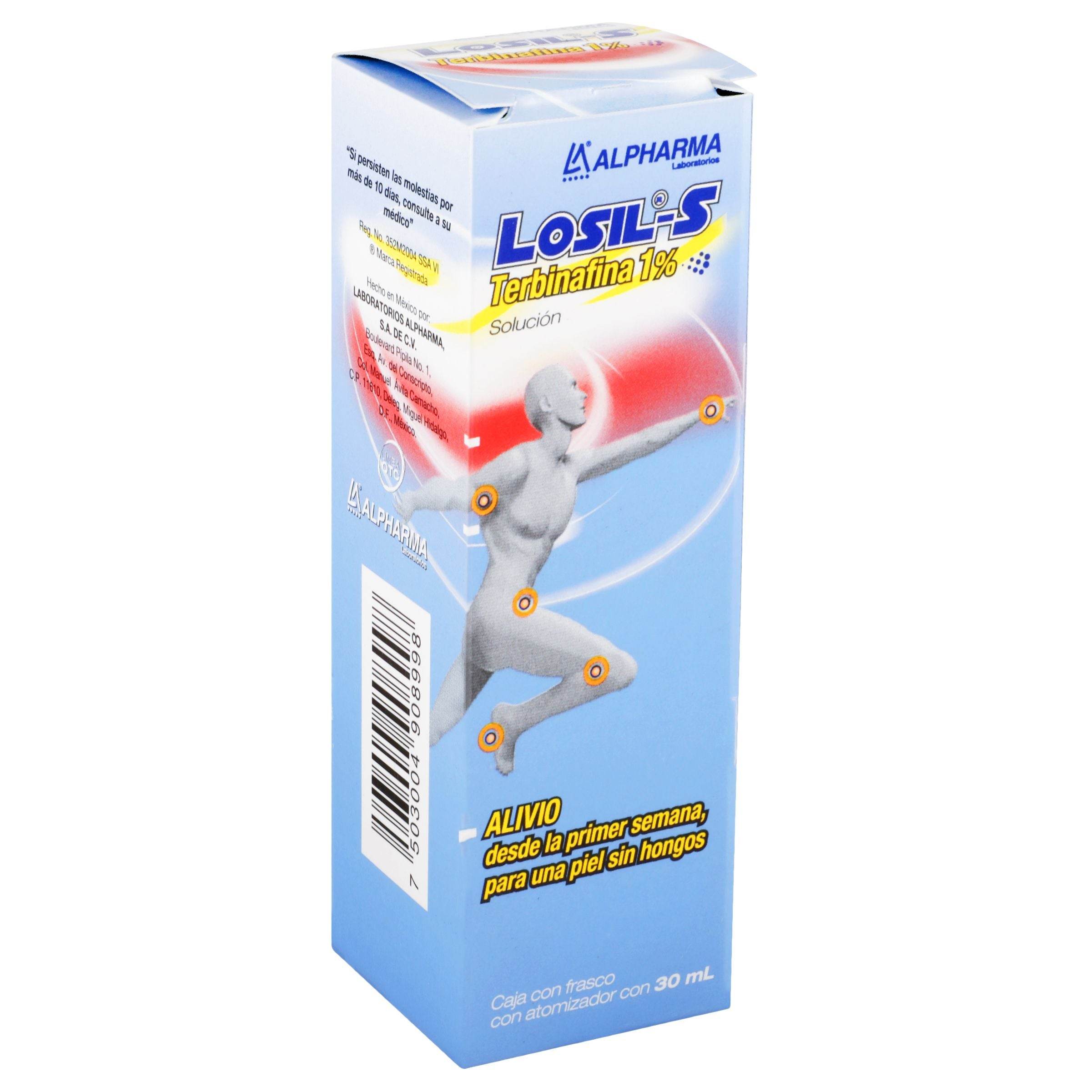 Losil-S Solución Topica 1% 30Ml (Terbinafina) 7503004908998