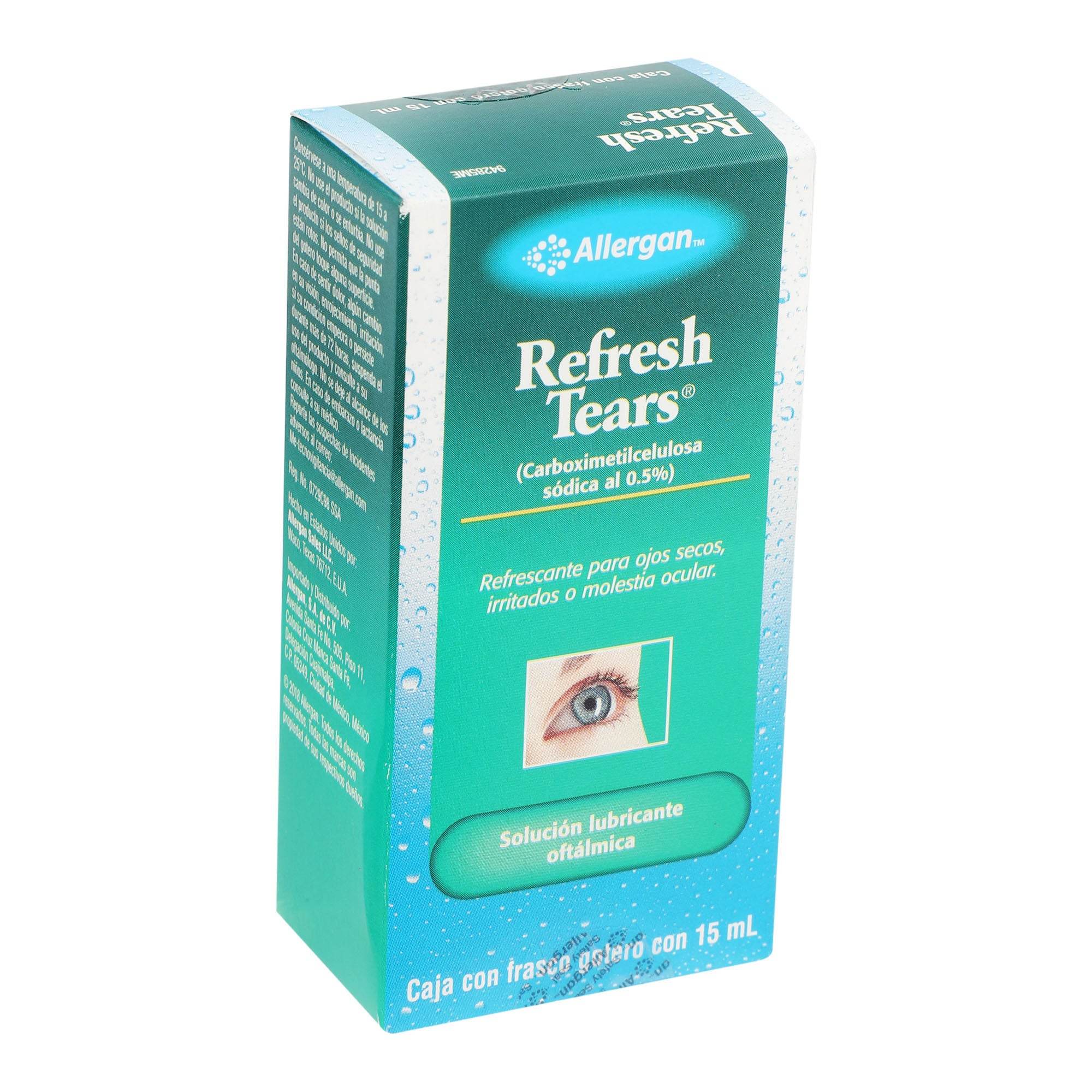 Refresh Tears Gotas 0.5% 15Ml (Carboximetilcelulosa) 7501201490797