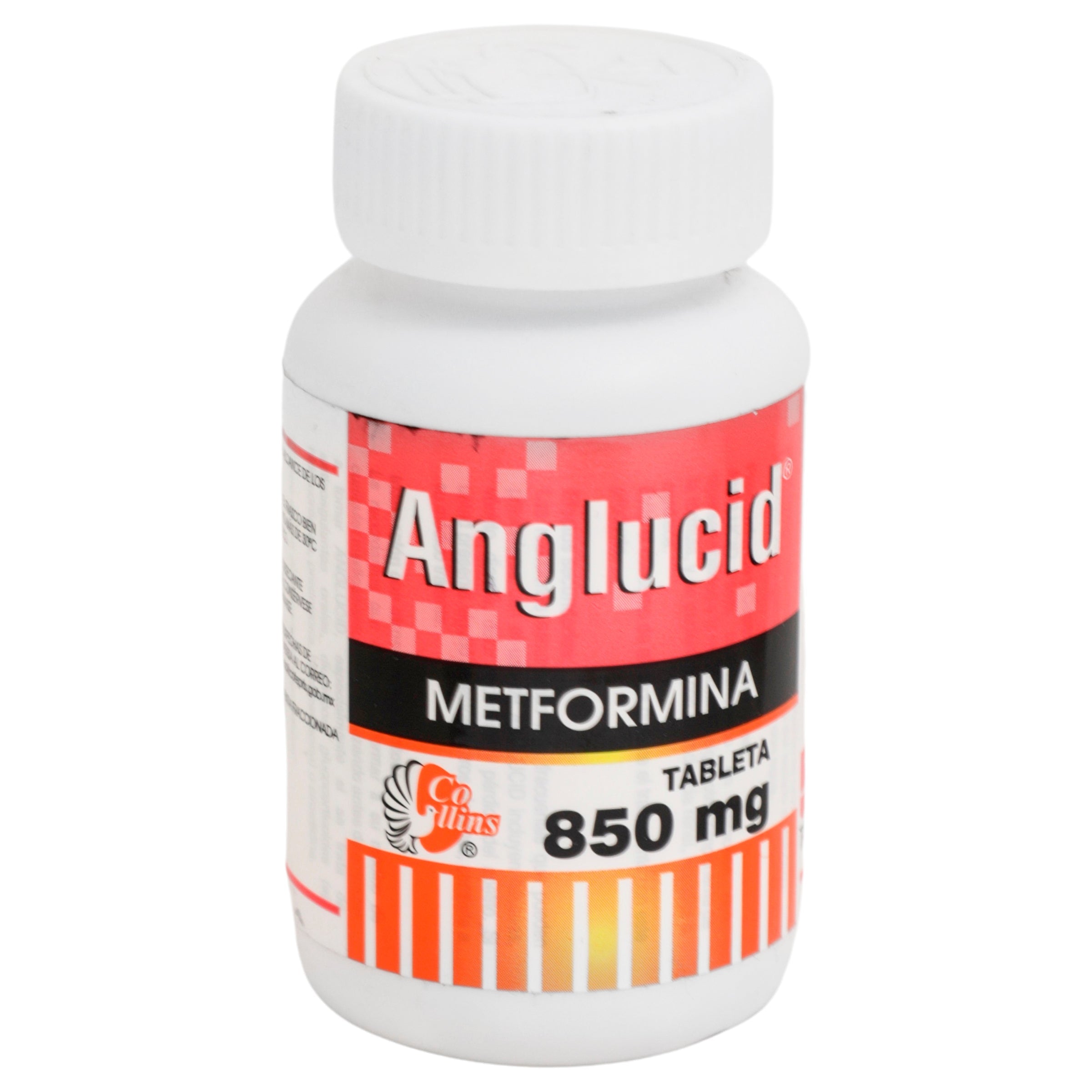 Metformina 850 Mg Con 50 Tabletas Anglucid 780083141868