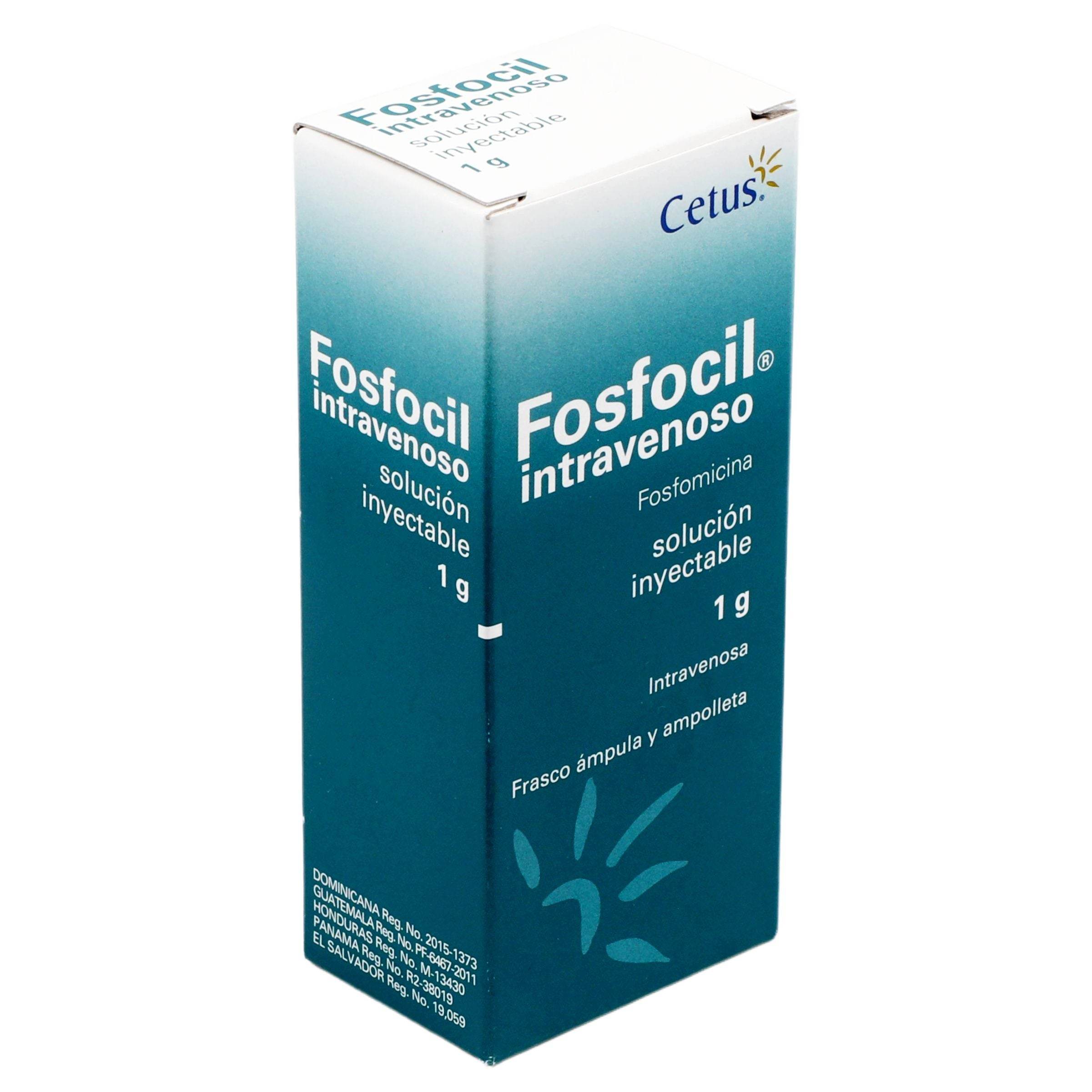 Fosfocil Iv 1G Con 1 Ampulas (Fosfomicina) 7501314701735