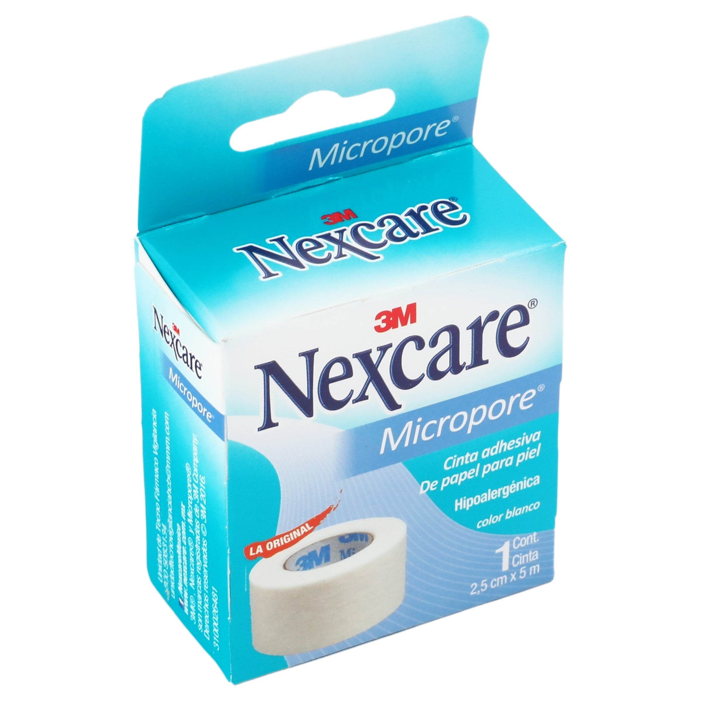 Cinta Microporosa Nexcare Blanco 2.5X5Cm 7501023104018
