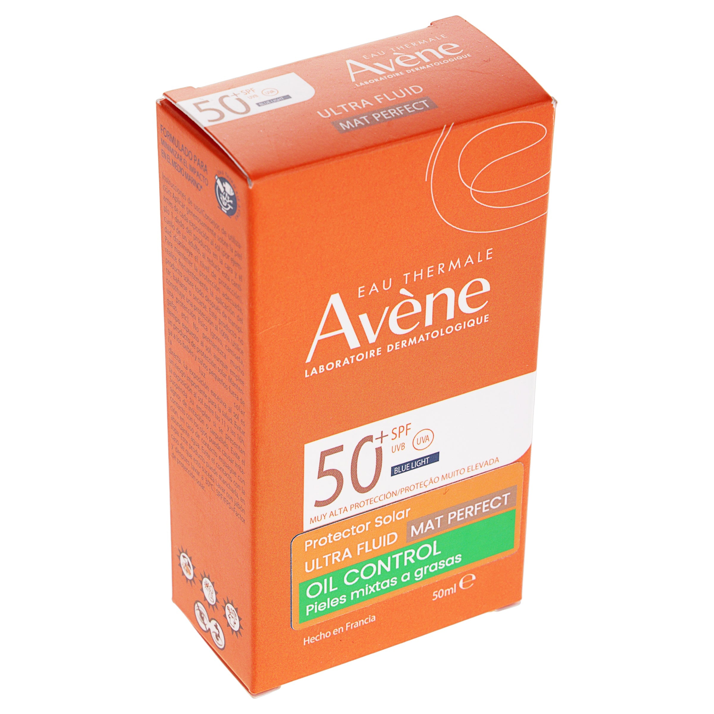 Protector Solar Ar Avene Ultrafluido Mat Perfect Fps 50+ 50 Ml 2 3282770392692