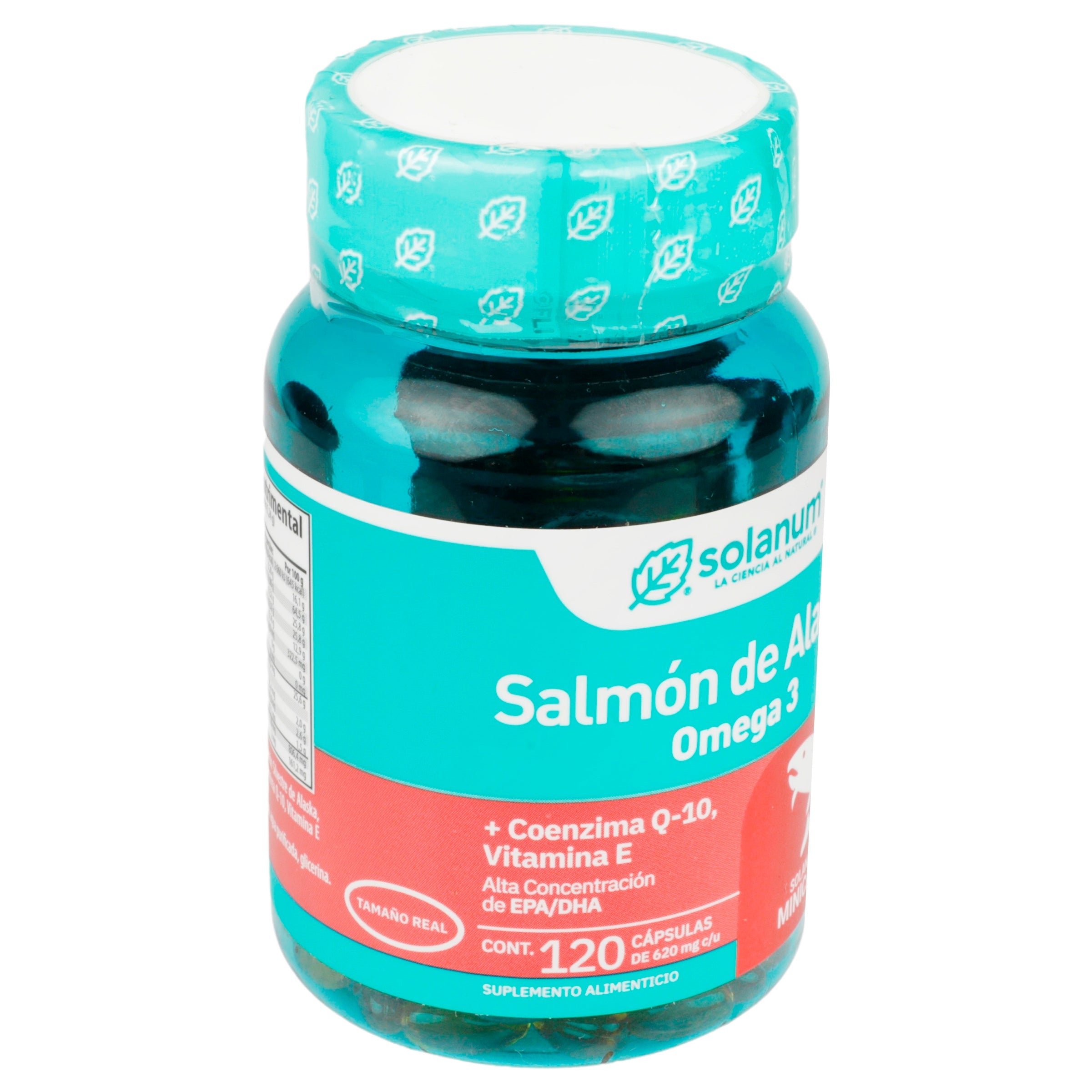Omega 3 Salmon +Vitamina-E +Coq Con 120 Capsulas 7503023641043