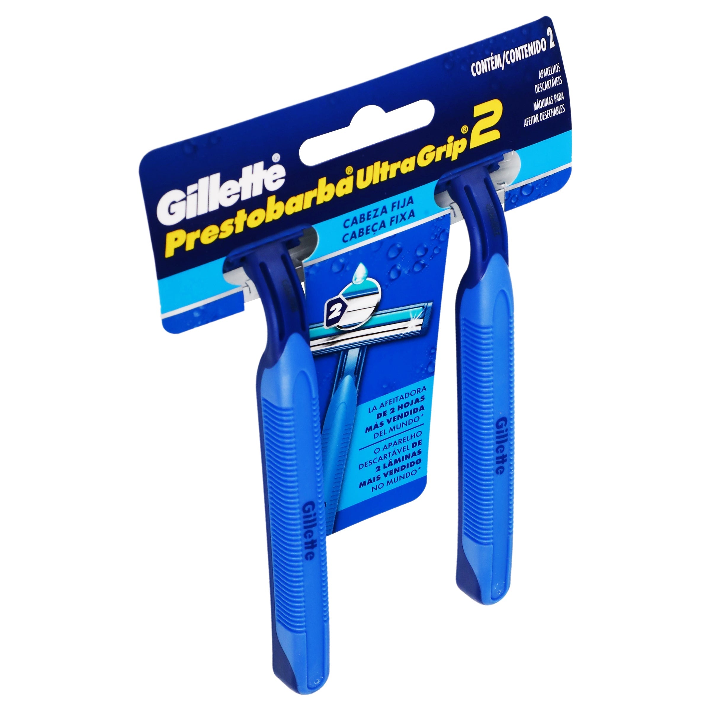 Maquina Gillette Prestobarba Ultragrip 2 Piezas 7500435169721