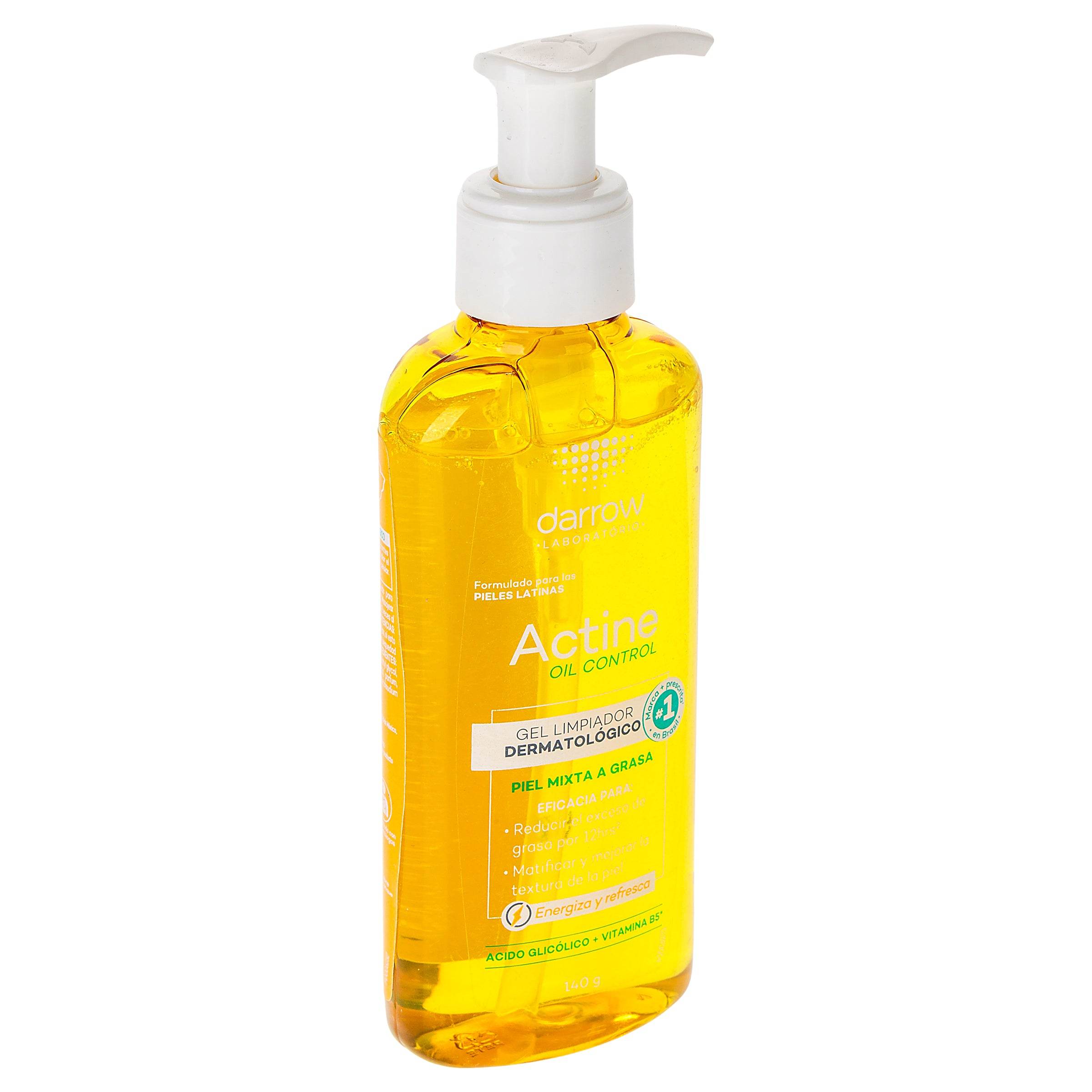 Darrow Actine Oil Control Gel Limpiador 140G 3282770391435