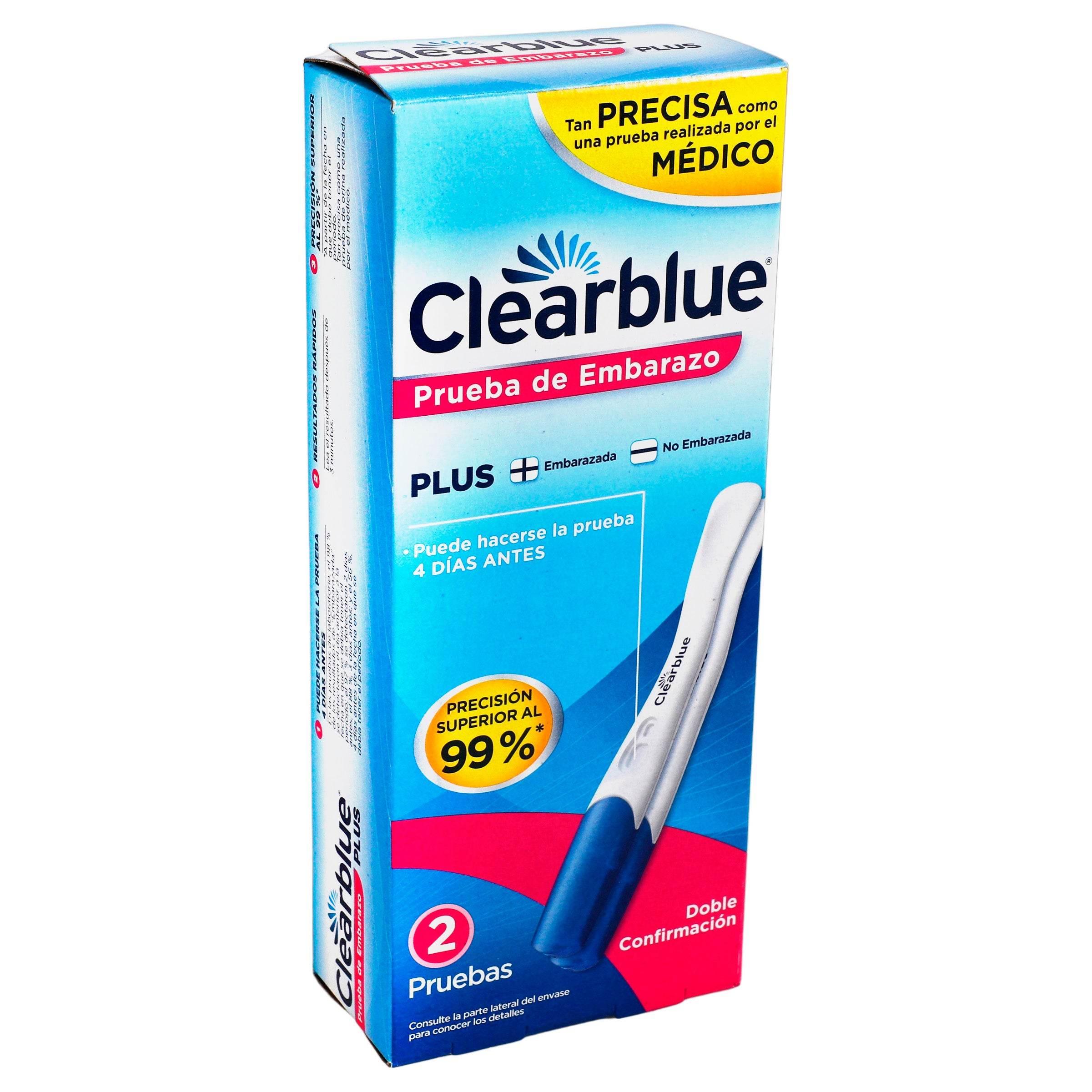 Clearblue Prueba De Embarazo Plus Con 2 7500435141901
