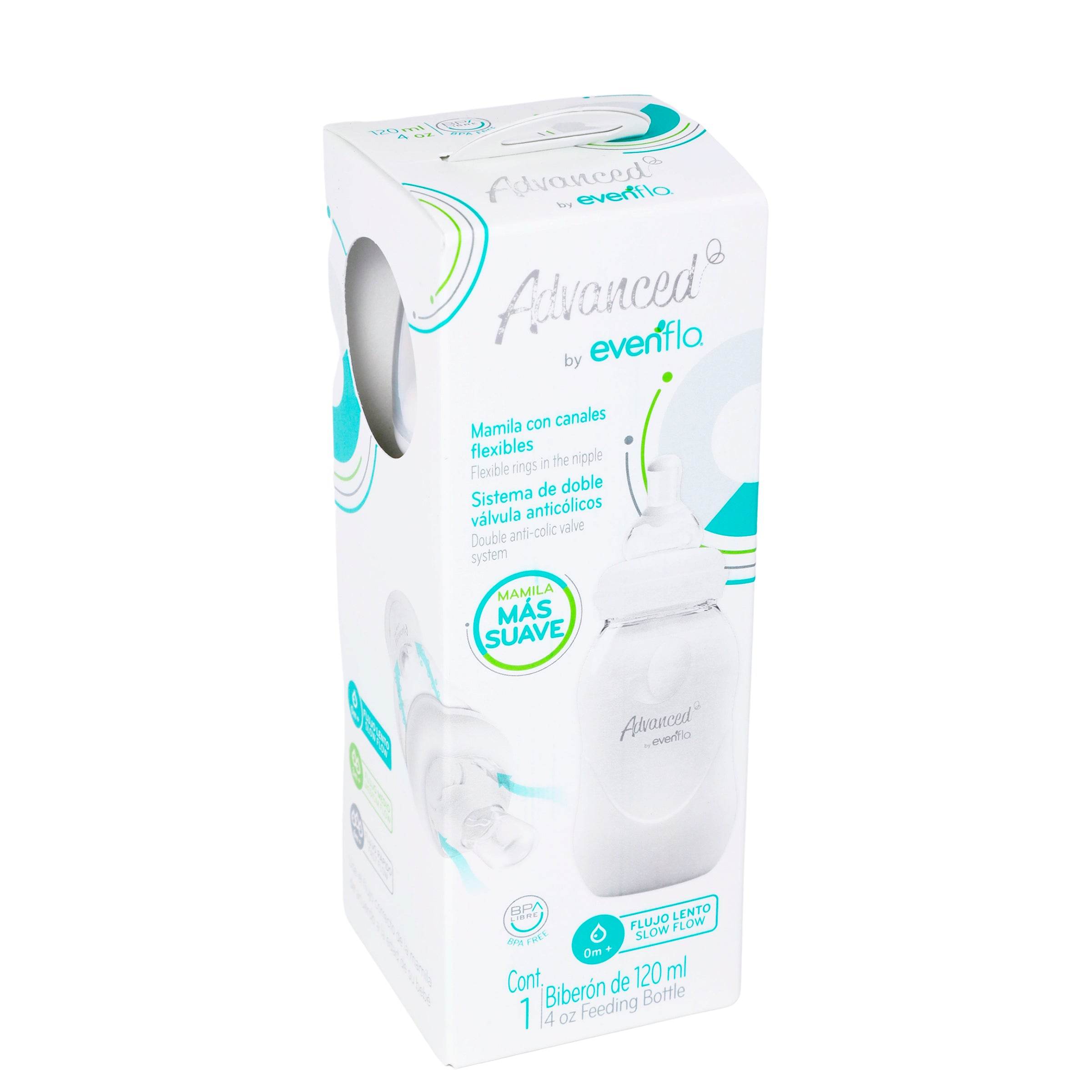 Biberon Advance Flujo Lento 4Oz Avent 7501027511317