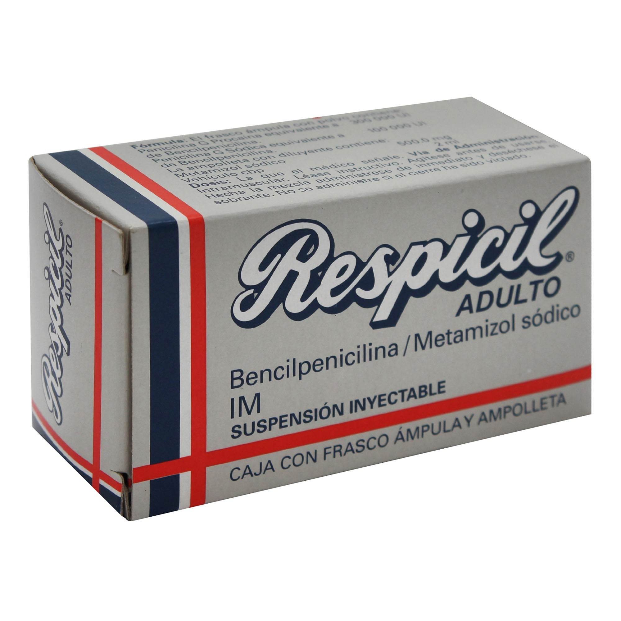 Respicil Ad Frasco 100 000Unid/500Mg 5Ml Ampulas (Bencilpenicilina/Metamizol Sodico) 75005689