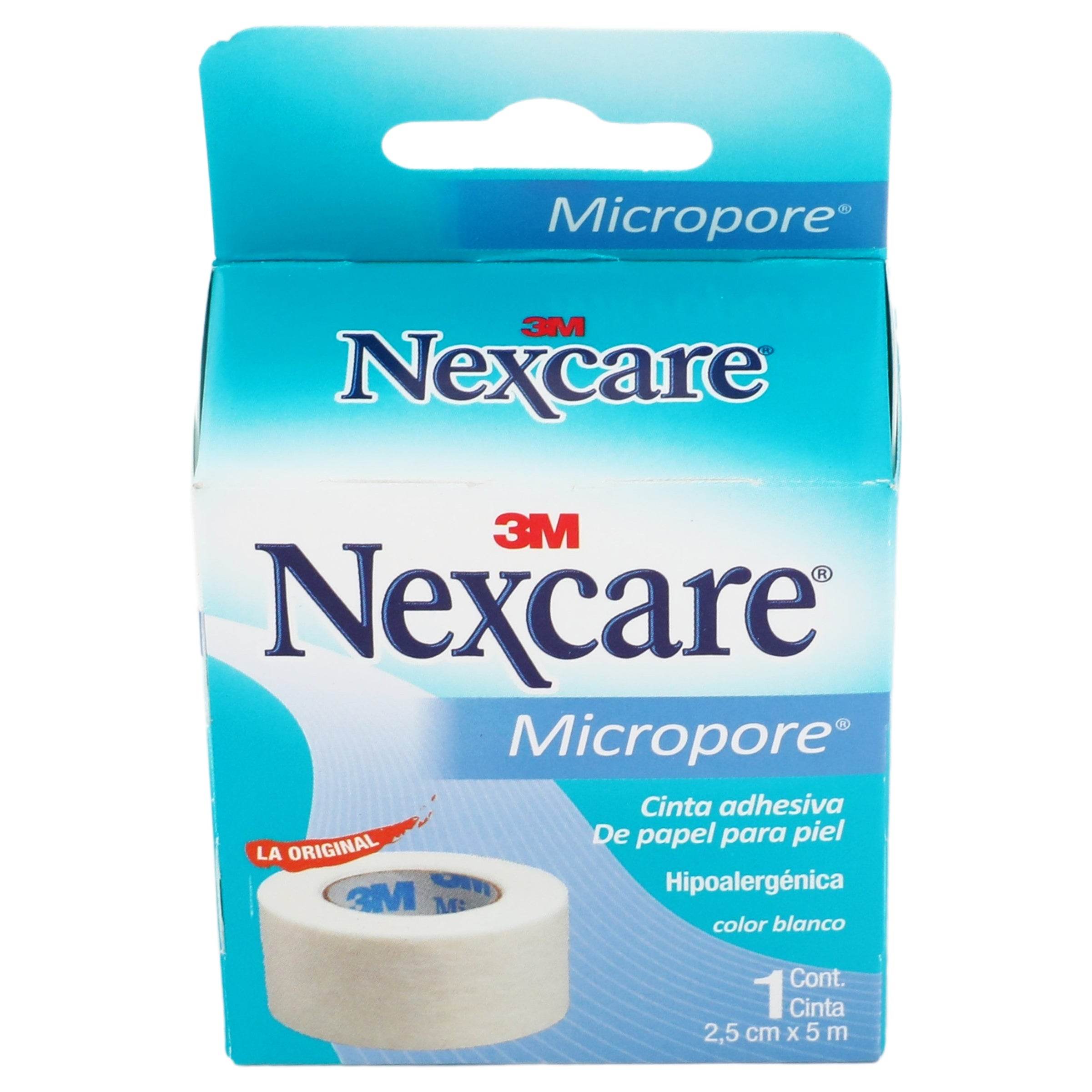 Cinta Microporosa Nexcare Blanco 2.5X5Cm 7501023104018