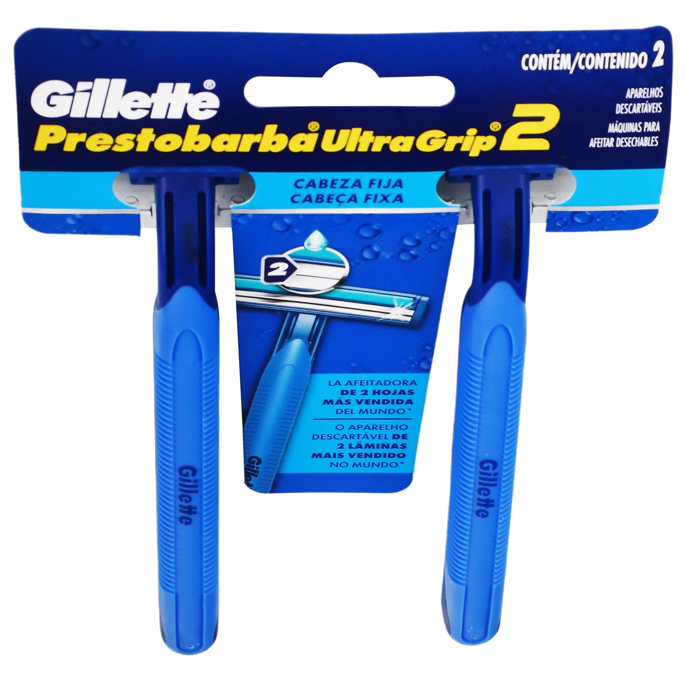 Maquina Gillette Prestobarba Ultragrip 2 Piezas 7500435169721