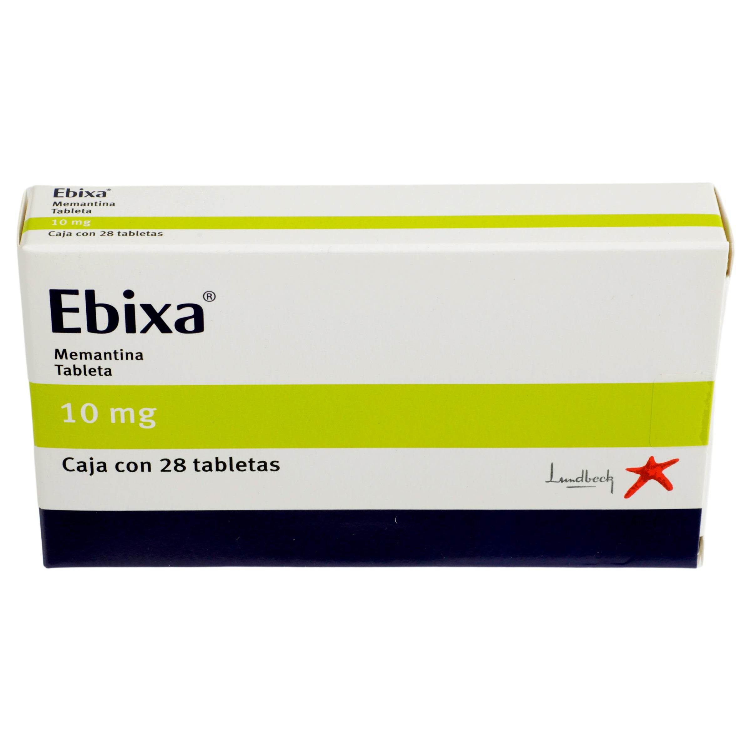 Ebixa 10Mg Con 28 Tabletas (Memantina) 7503003746492
