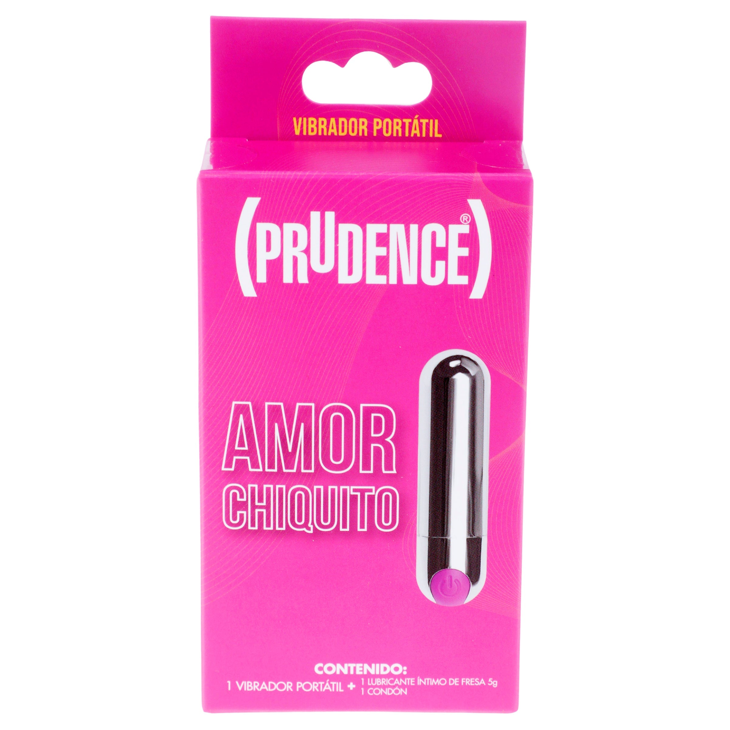 Vibrador Prudence +Lubricante +Preservativo 7502214980381