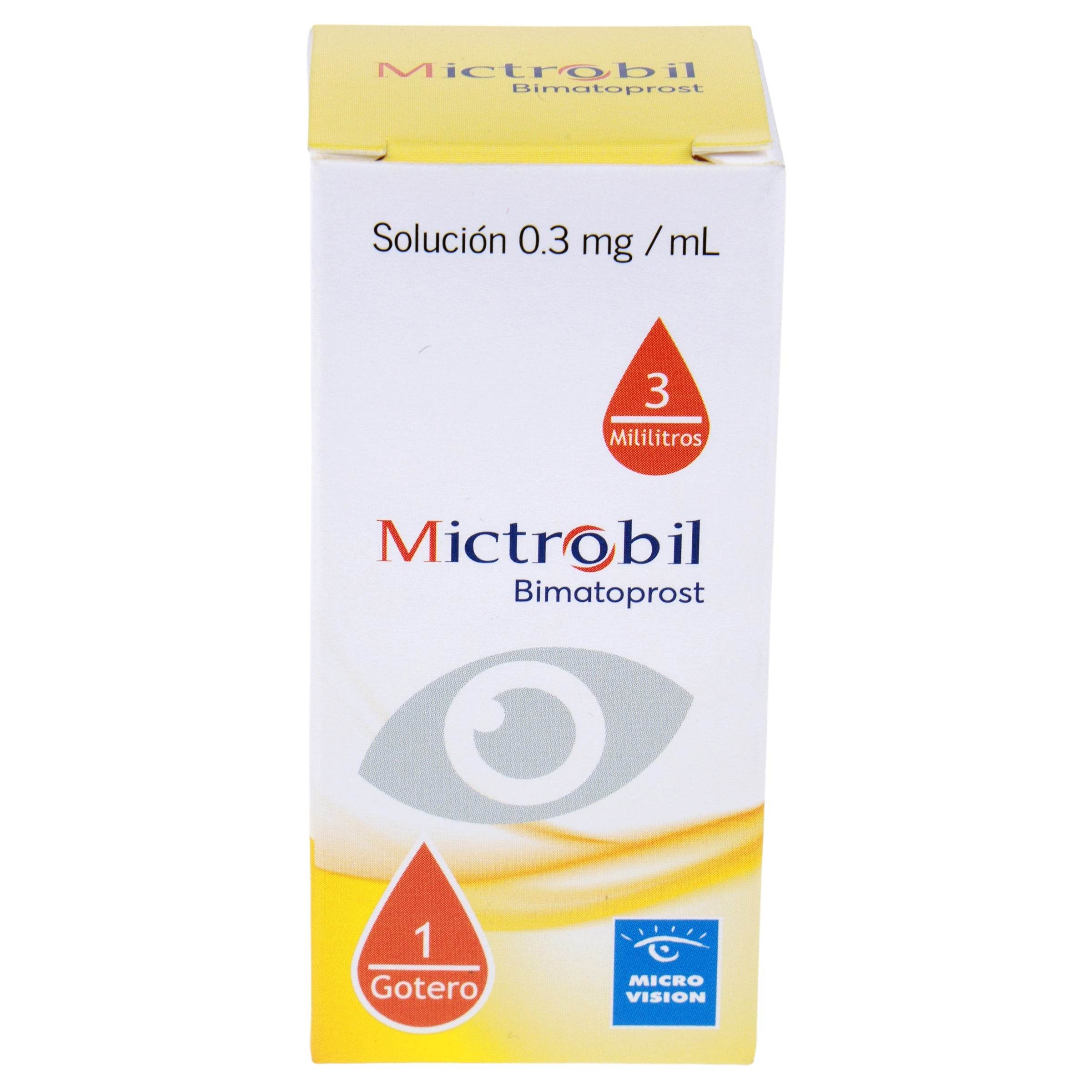 Mictrobil Gotas 0.3Mg/Ml (Bimatoprost) 7502231320696