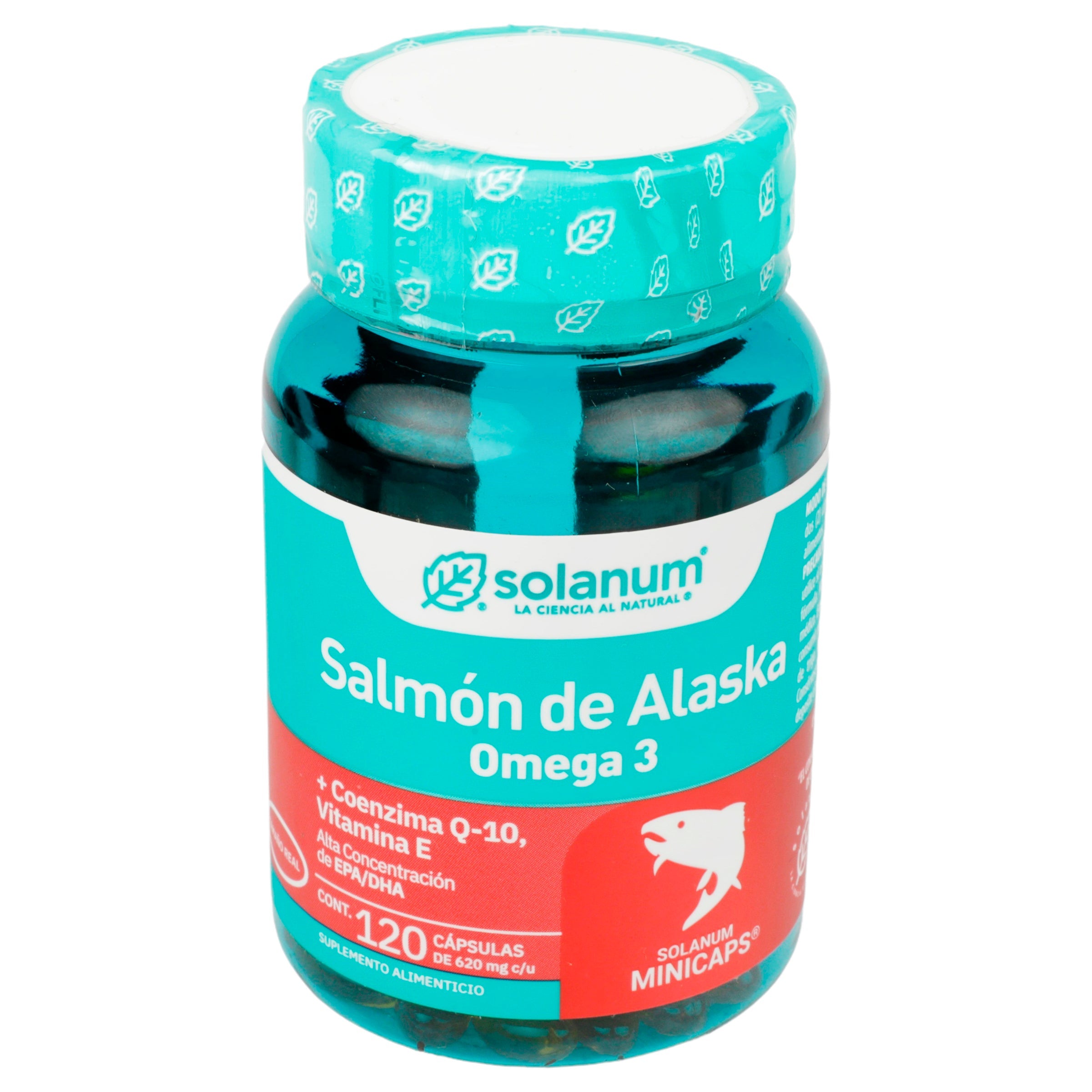 Omega 3 Salmon +Vitamina-E +Coq Con 120 Capsulas 7503023641043