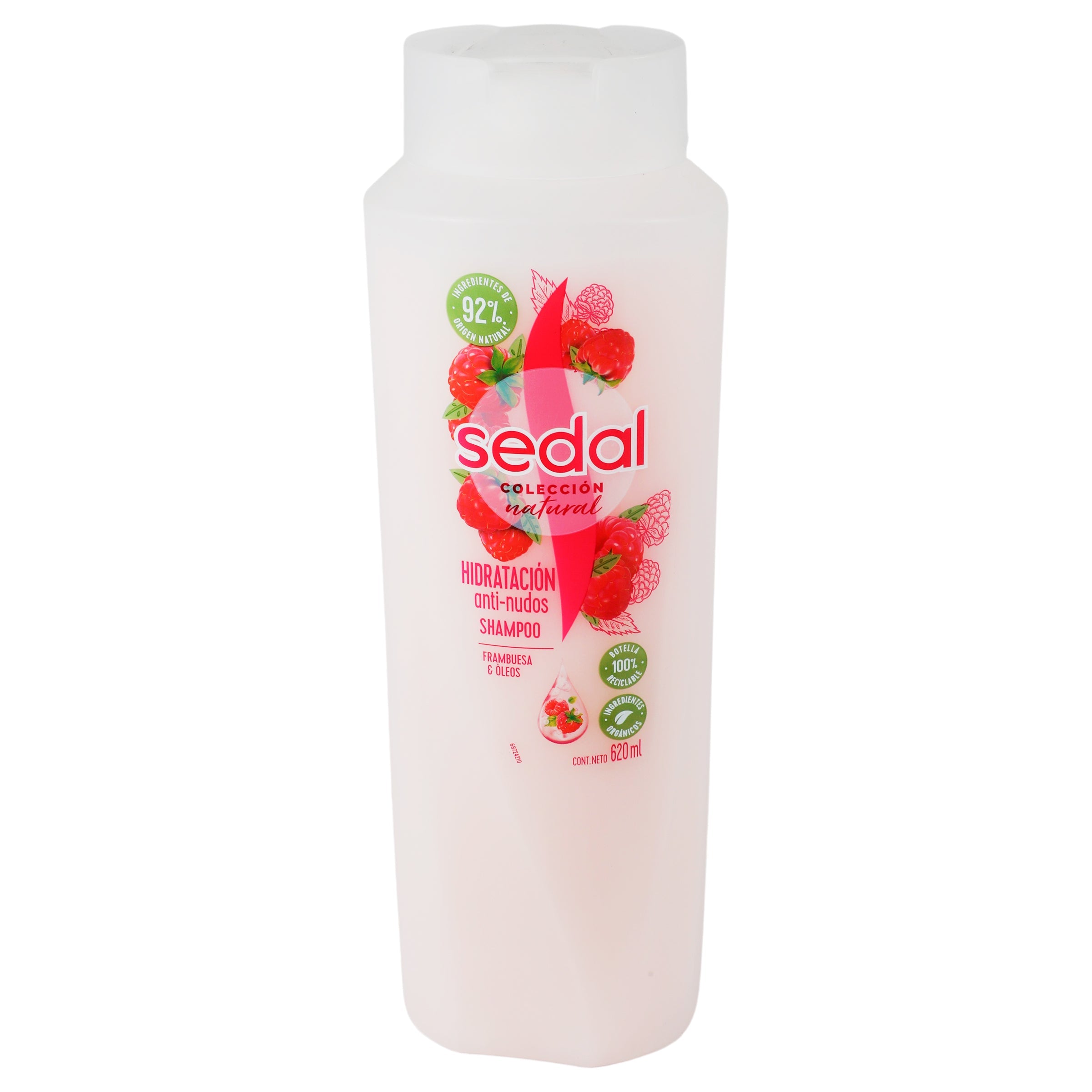 Shampoo Sedal Hidratacion Antinudos Frutos Rojos 620 Ml 7506306246829