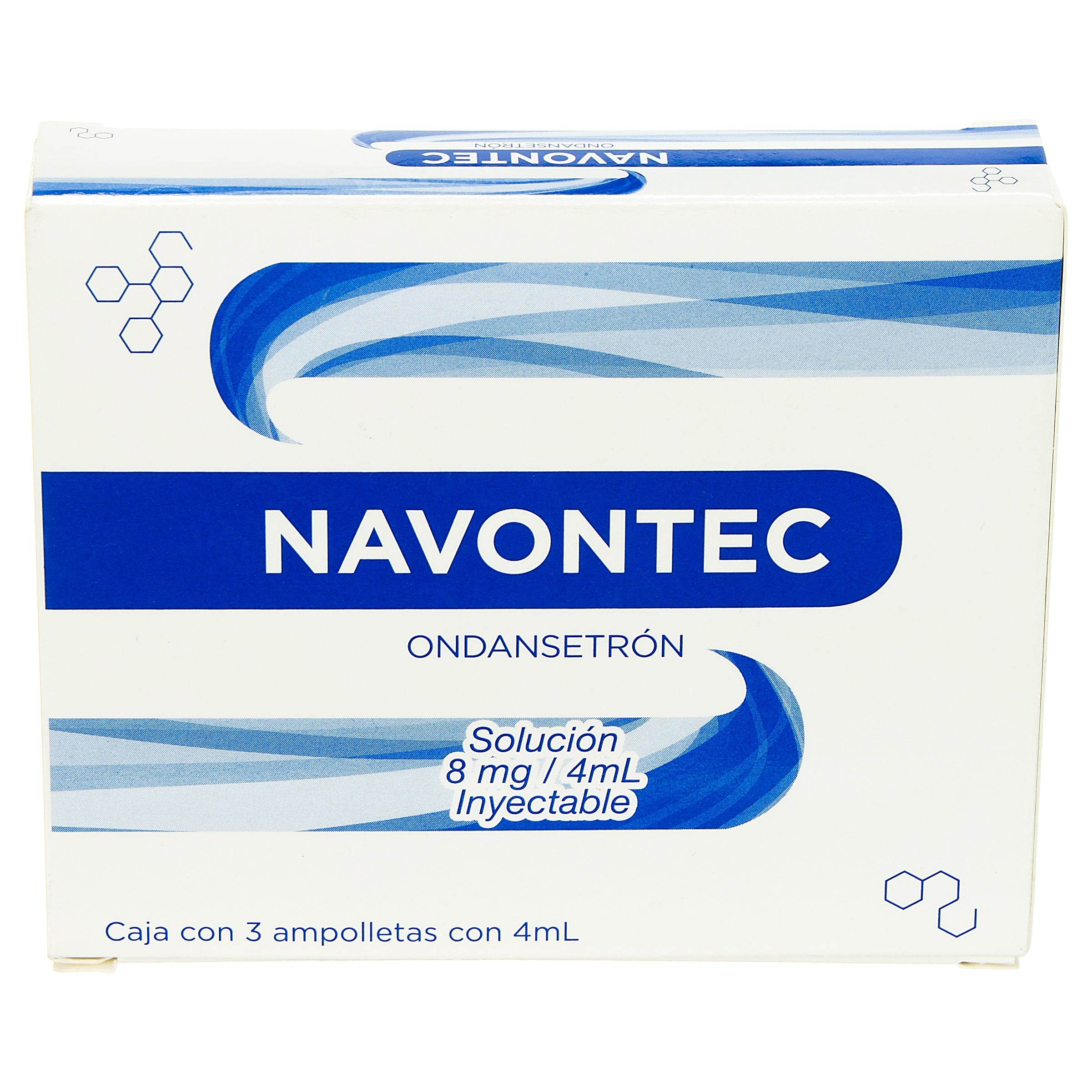 Navontec 8Mg/4Ml Con 3 Ampulas (Ondansetron) 7506022315038