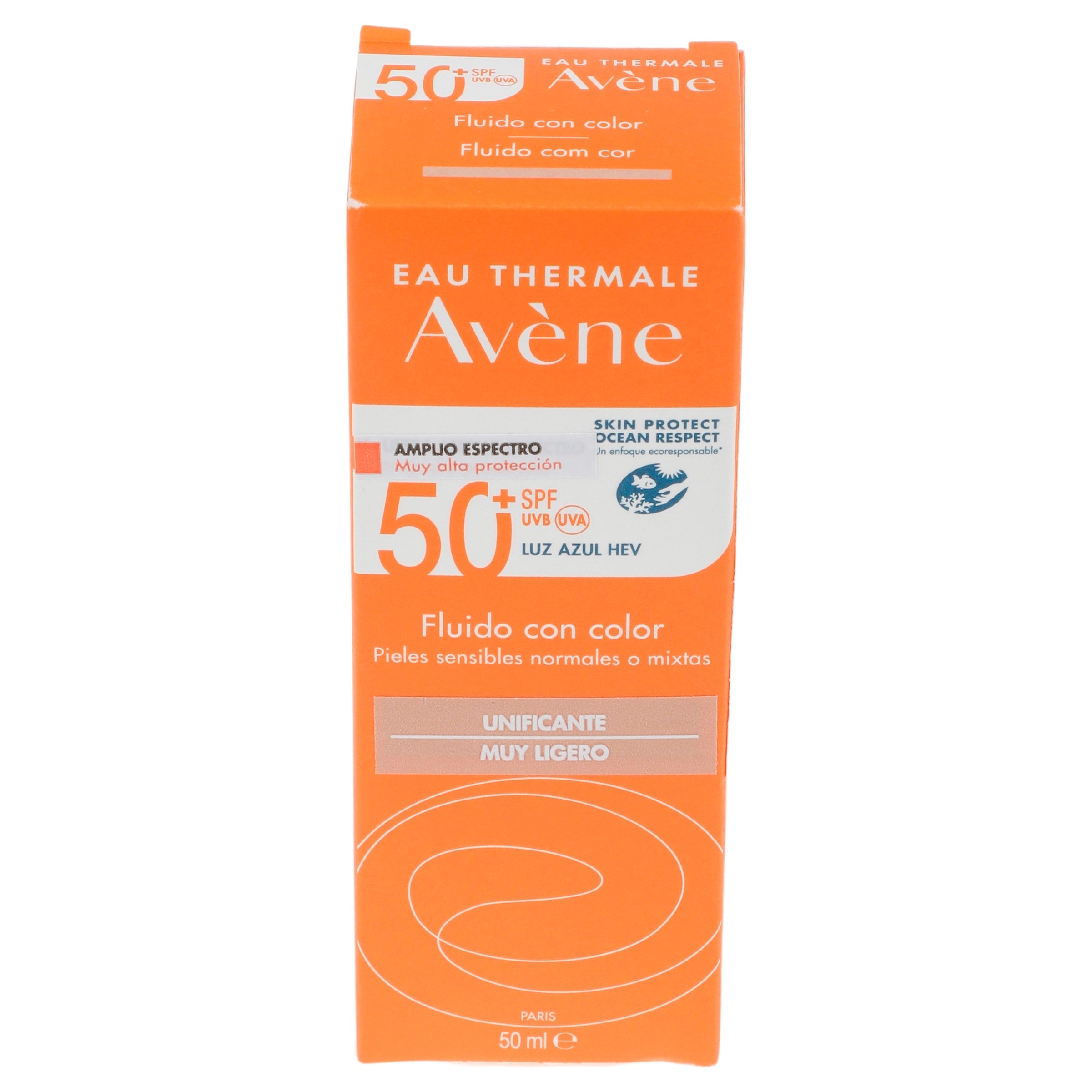 Avene Fluido Fps 50+ Piel Sensibles Mixtas 50 Ml 3282770149111