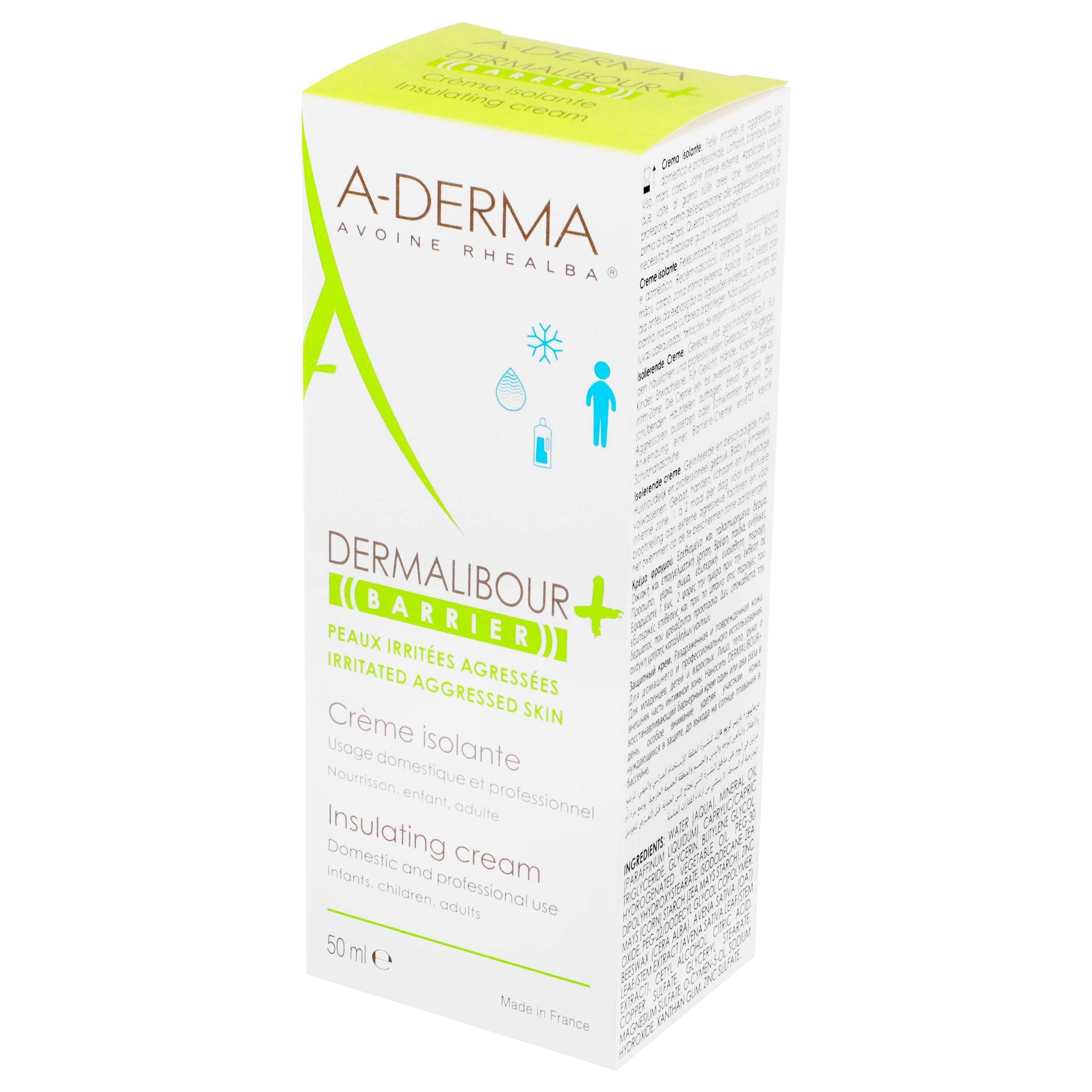 A-Derma Dermalibour Crema Protectora 50Ml 3282770108712
