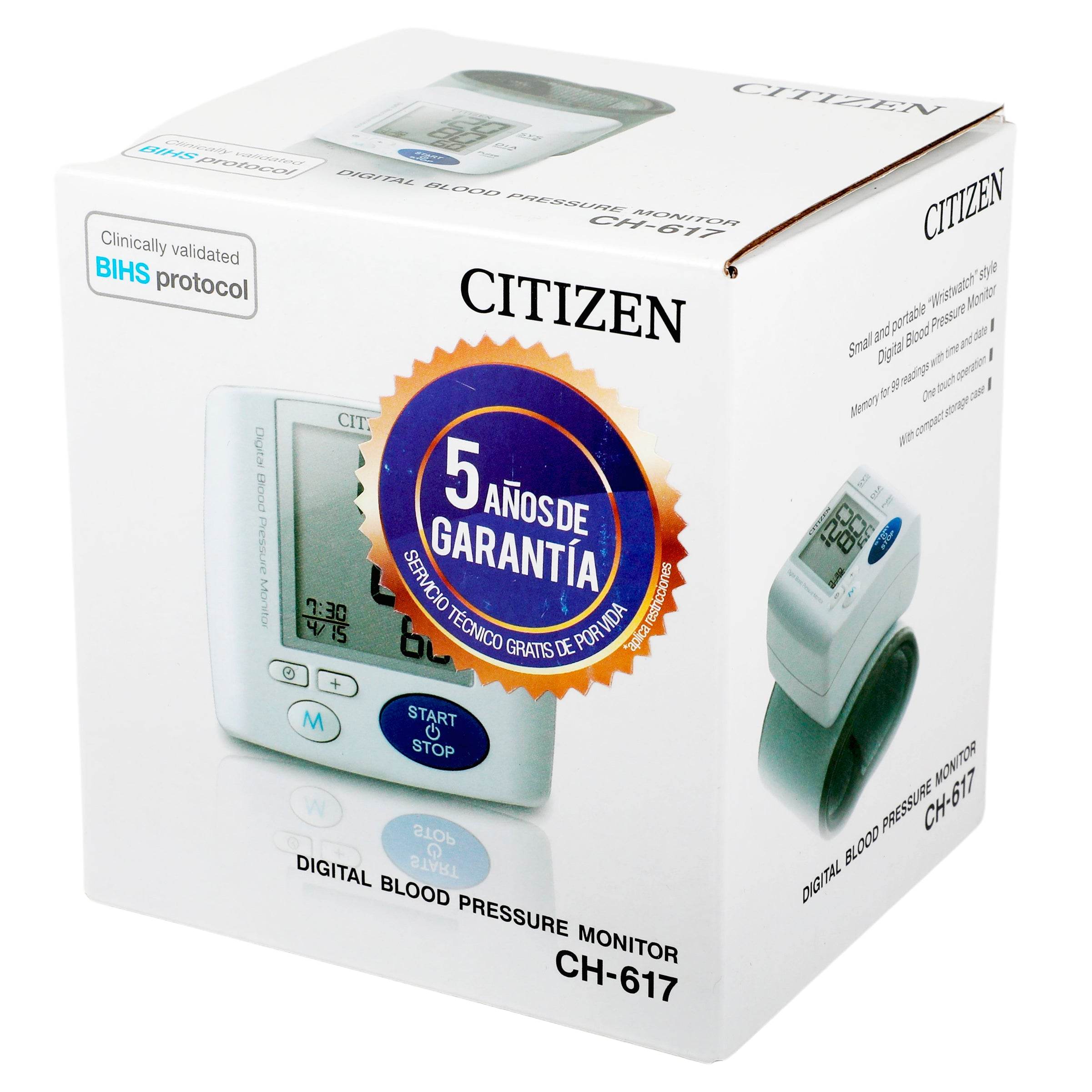 Monitor De Presión Arterial Digital Citizen Muñeca 4580193650870