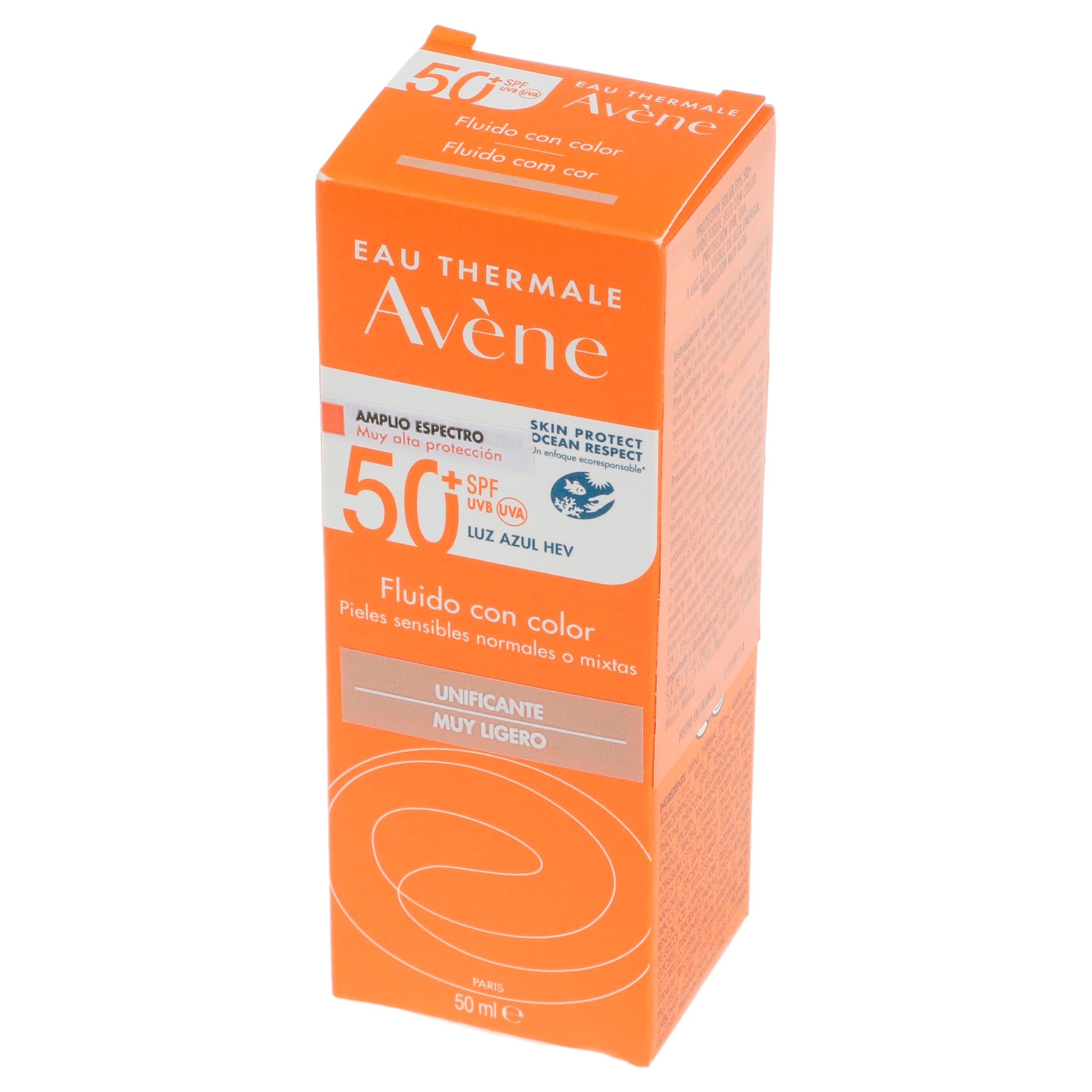 Avene Fluido Fps 50+ Piel Sensibles Mixtas 50 Ml 3282770149111