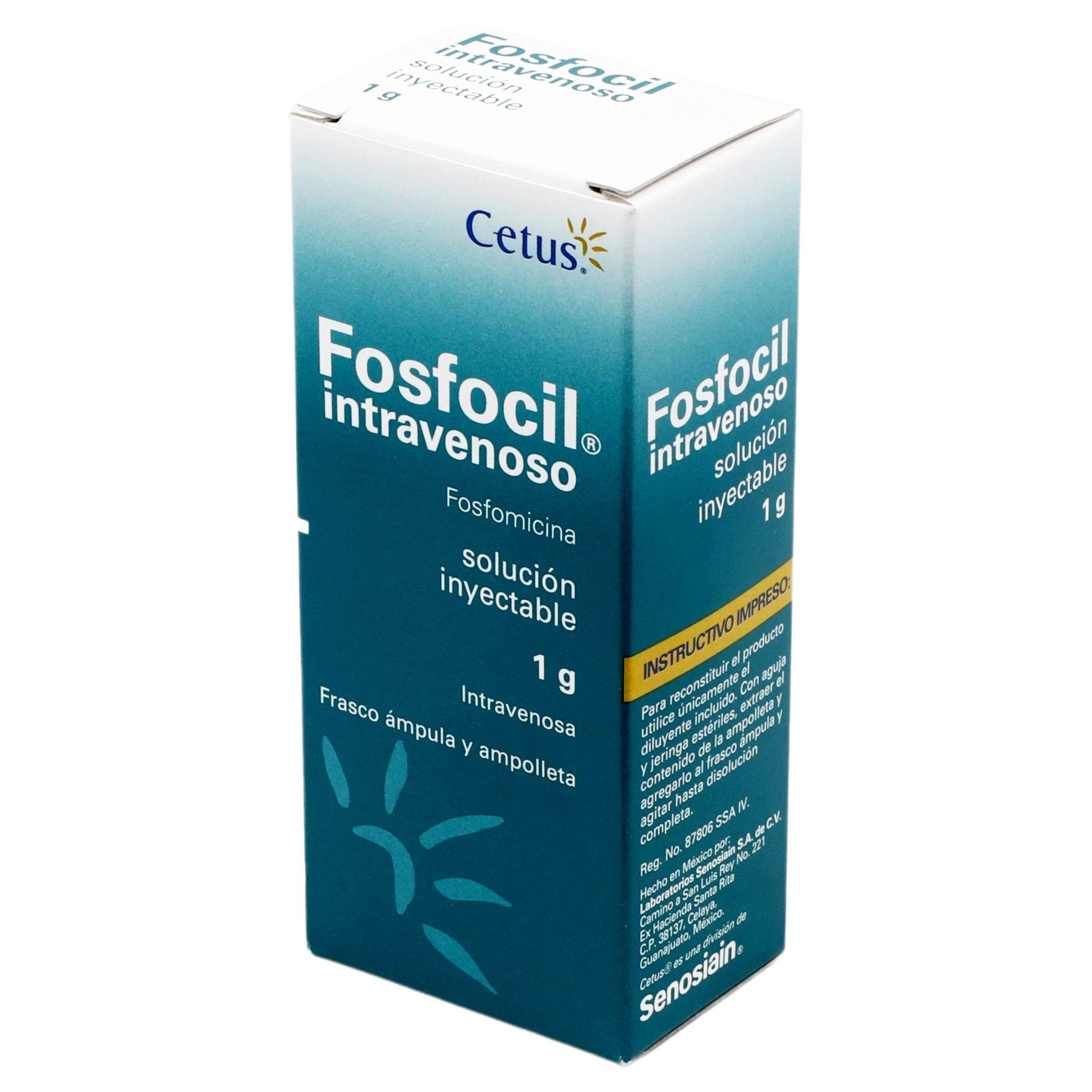 Fosfocil Iv 1G Con 1 Ampulas (Fosfomicina) 7501314701735