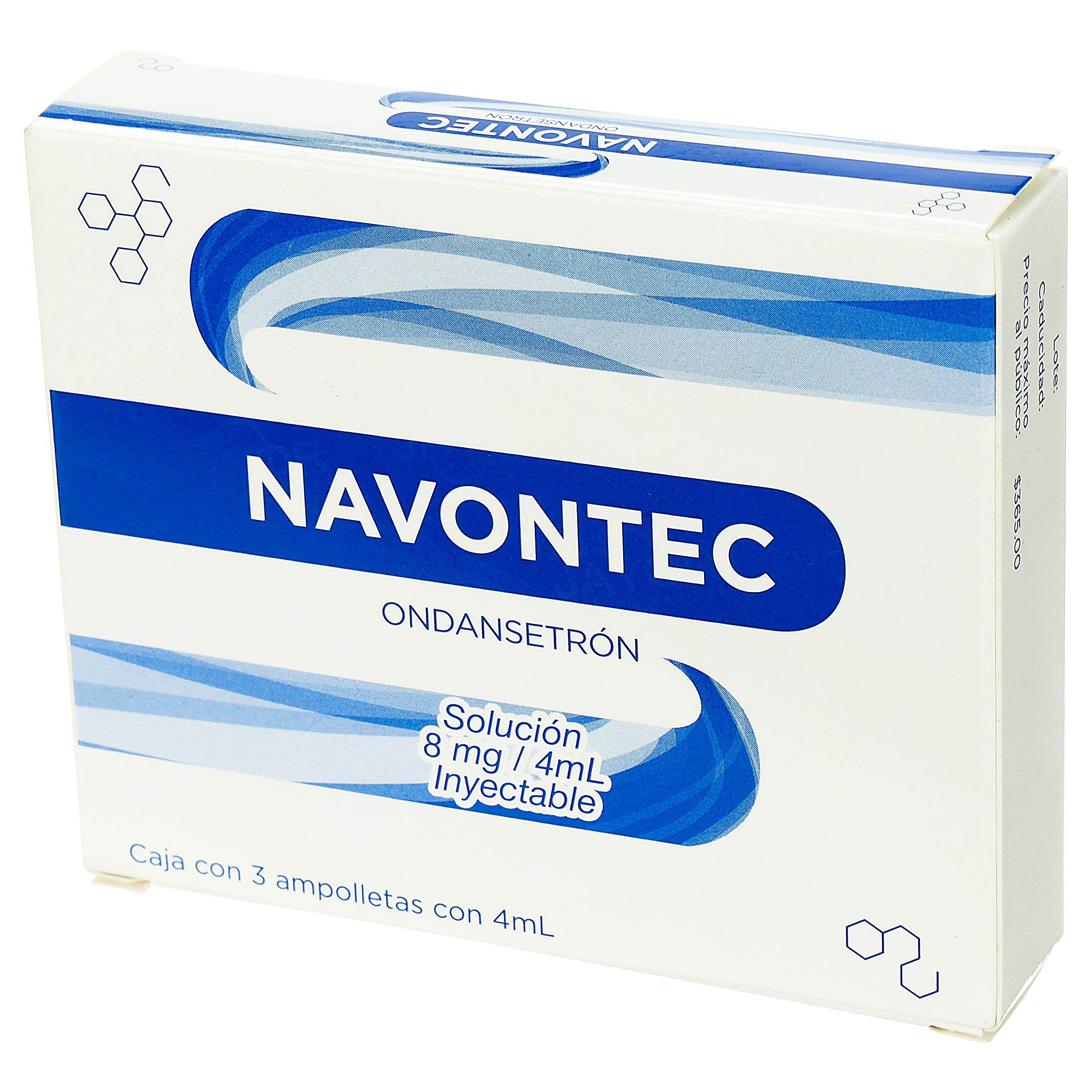 Navontec 8Mg/4Ml Con 3 Ampulas (Ondansetron) 7506022315038