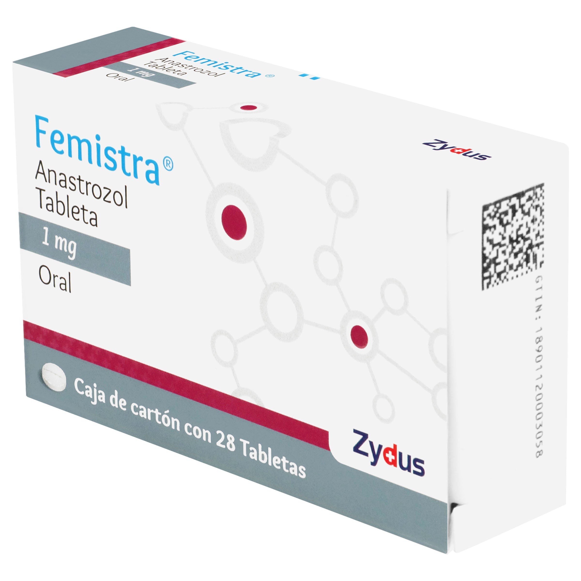 Femistra 1 Mg Con 28 Tabletas 8901120003051