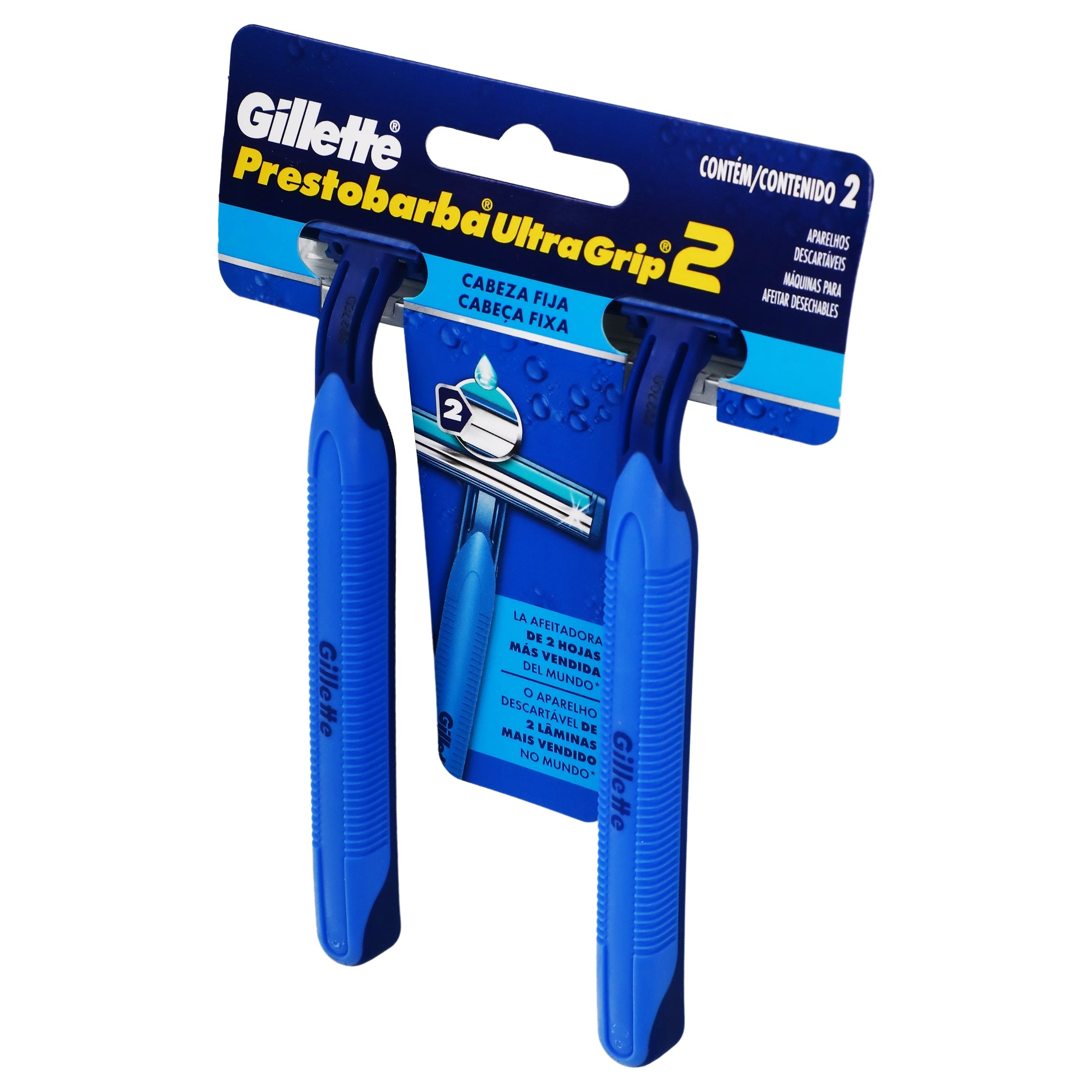 Maquina Gillette Prestobarba Ultragrip 2 Piezas 7500435169721