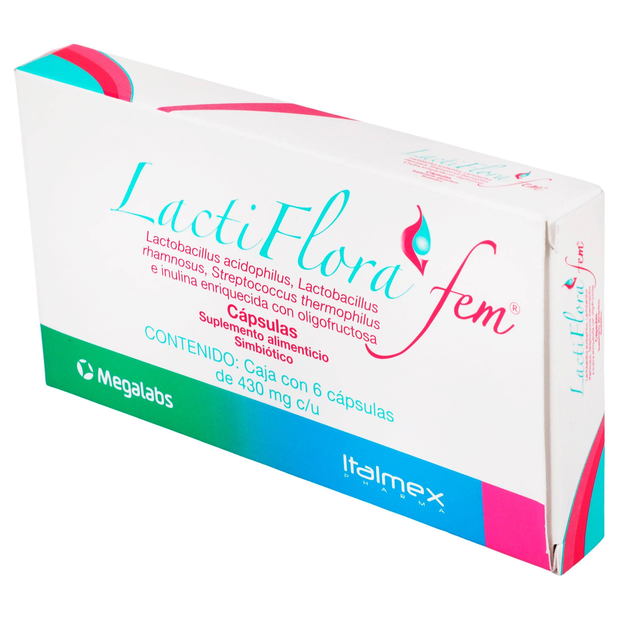 Lactiflora Fem 430Mg Con 6 Capsulas (Lactobacillus) 7501390912599