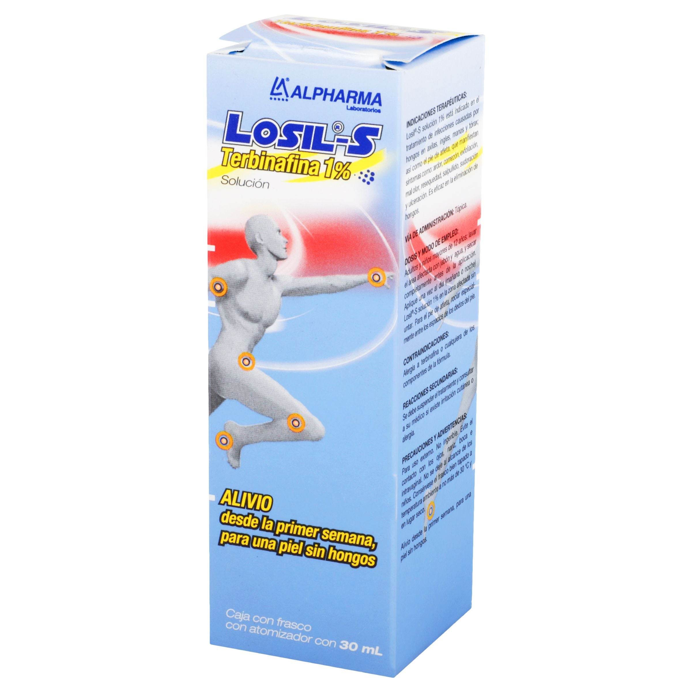 Losil-S Solución Topica 1% 30Ml (Terbinafina) 7503004908998