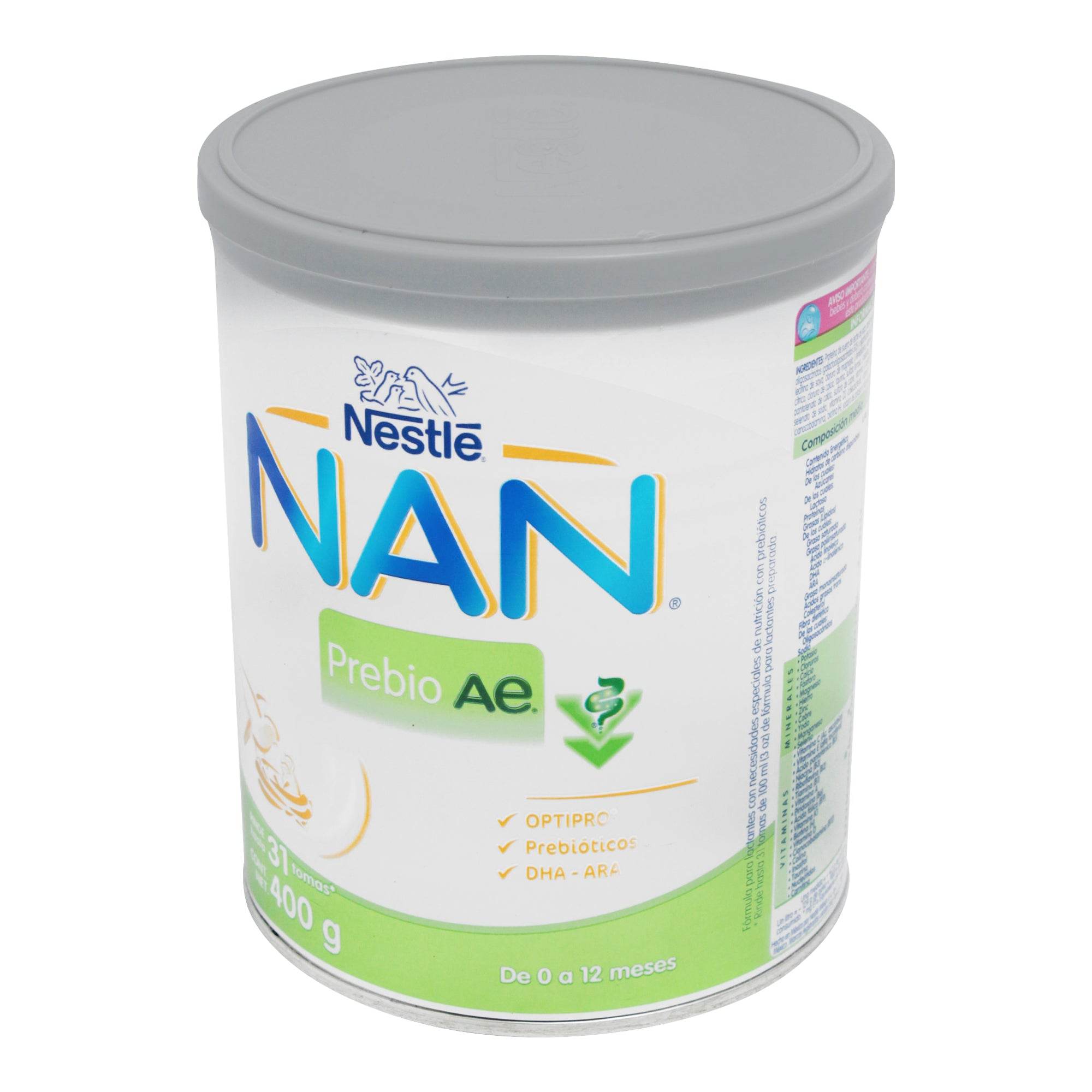 Nan Expert Pro Prebio Ae Etapa 1 Lata 400G 7501059278578