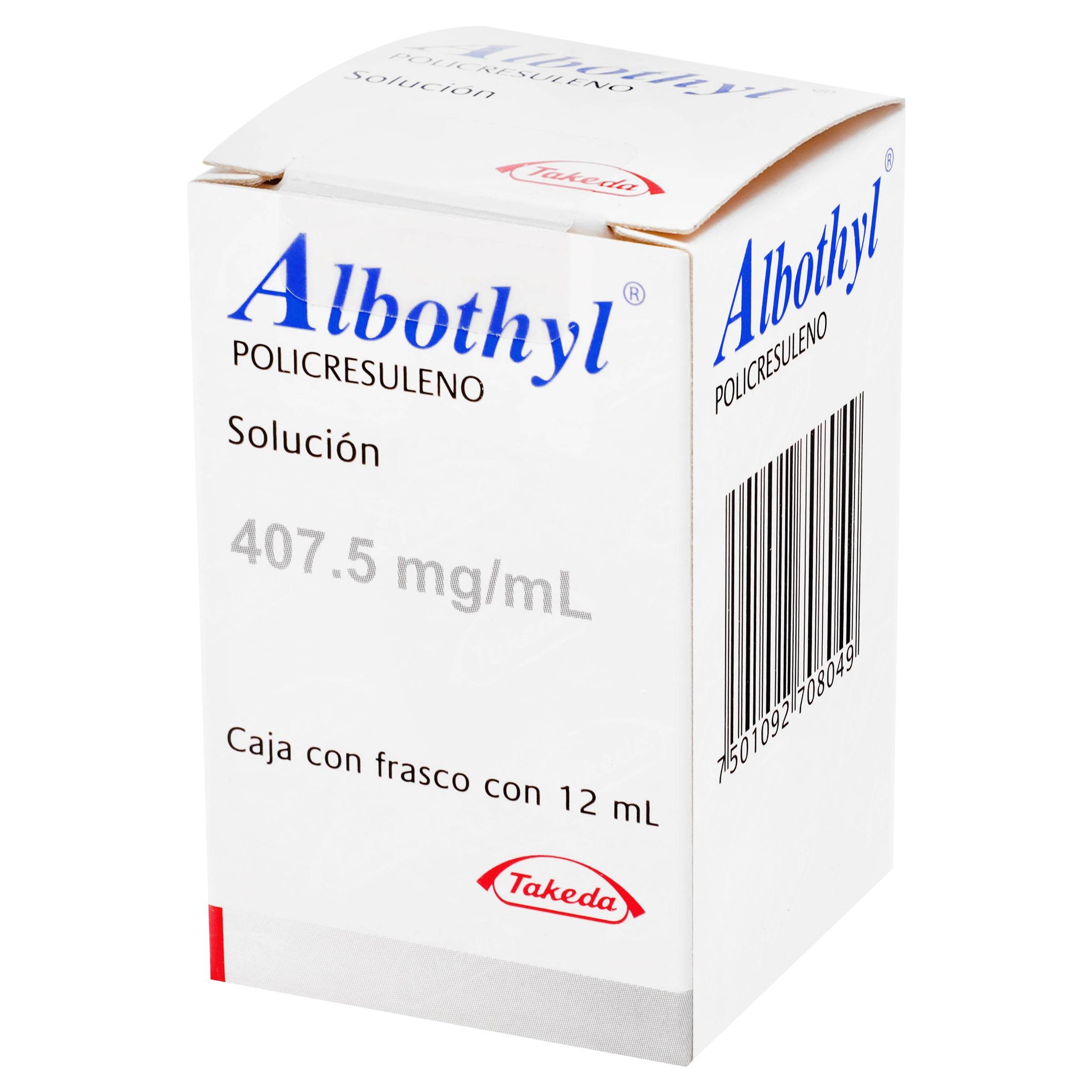 Albothyl Solución 407.5Mg/12Ml (Policresuleno) 7501092708049
