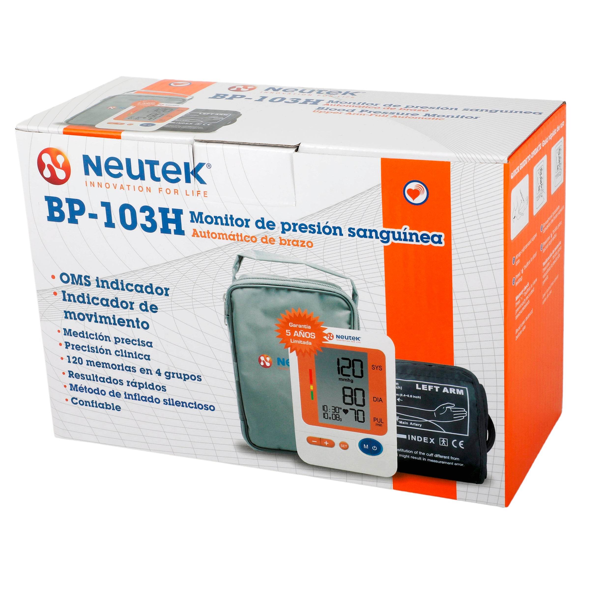 Monitor De Presión Arterial Digital Neutek Brazo 859108003051