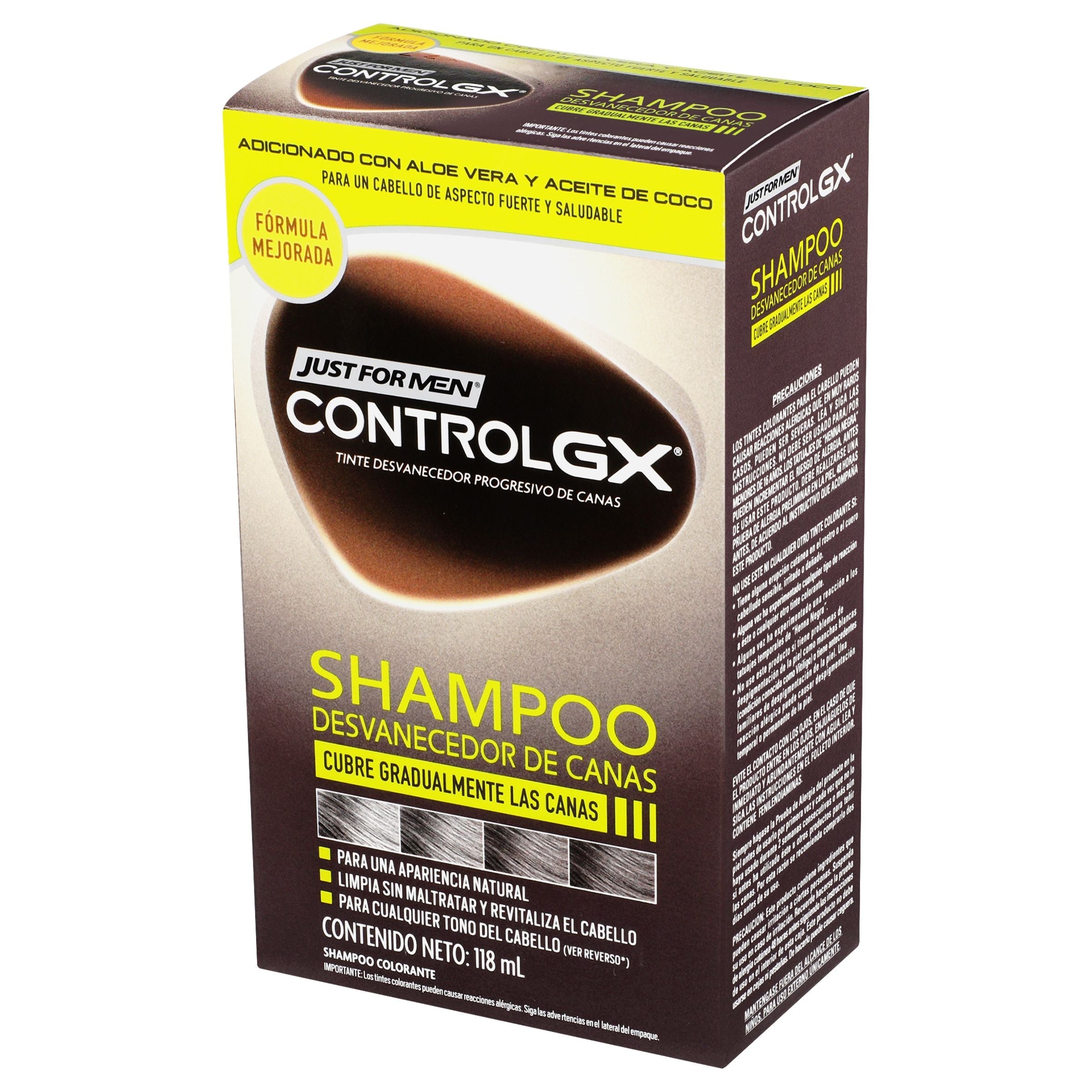 Shampoo Tintes F-Men Controlgx 118 Ml 7501080130098