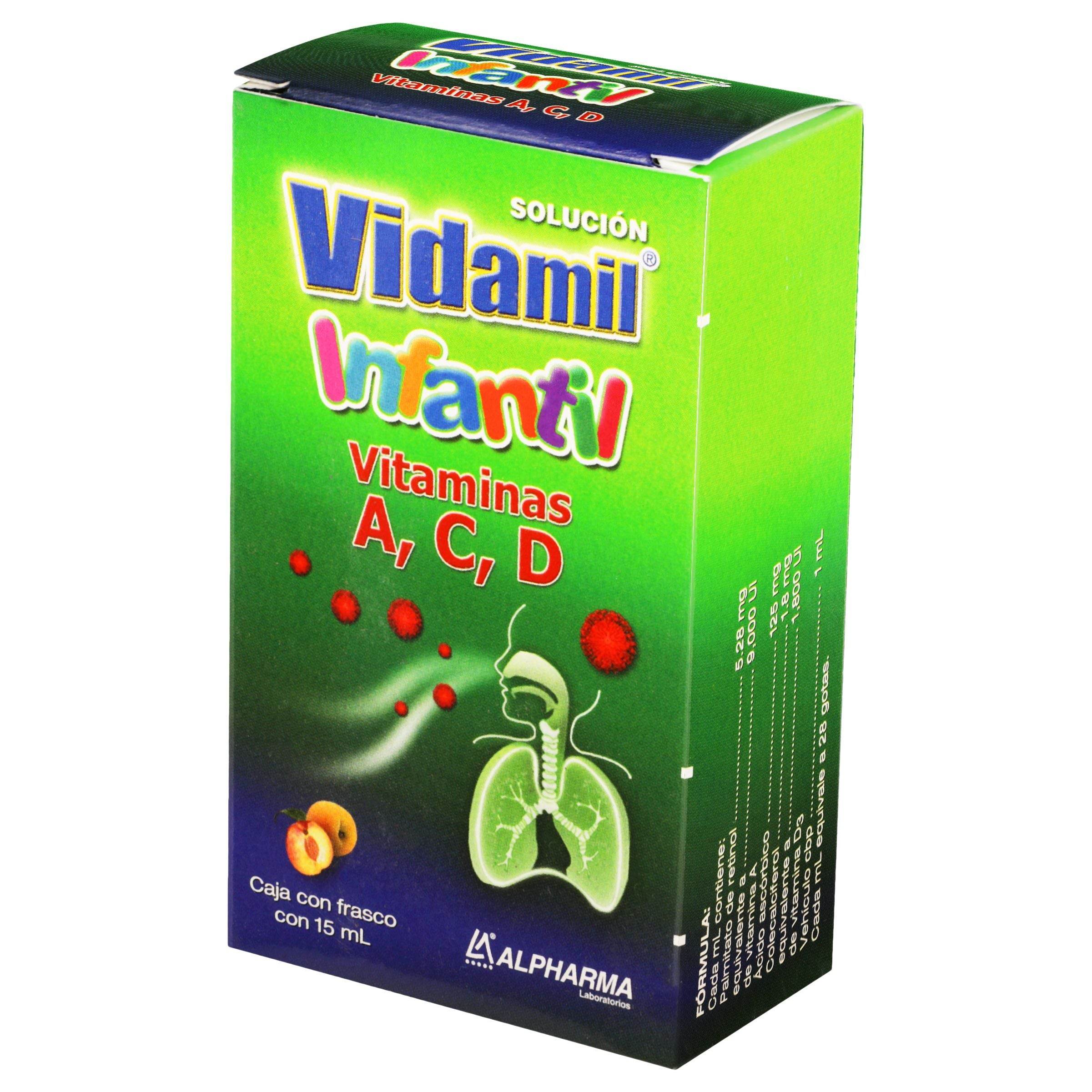 Vidamil Infantil Gotas 15Ml (Vitaminas A/C/D) 7502226291789