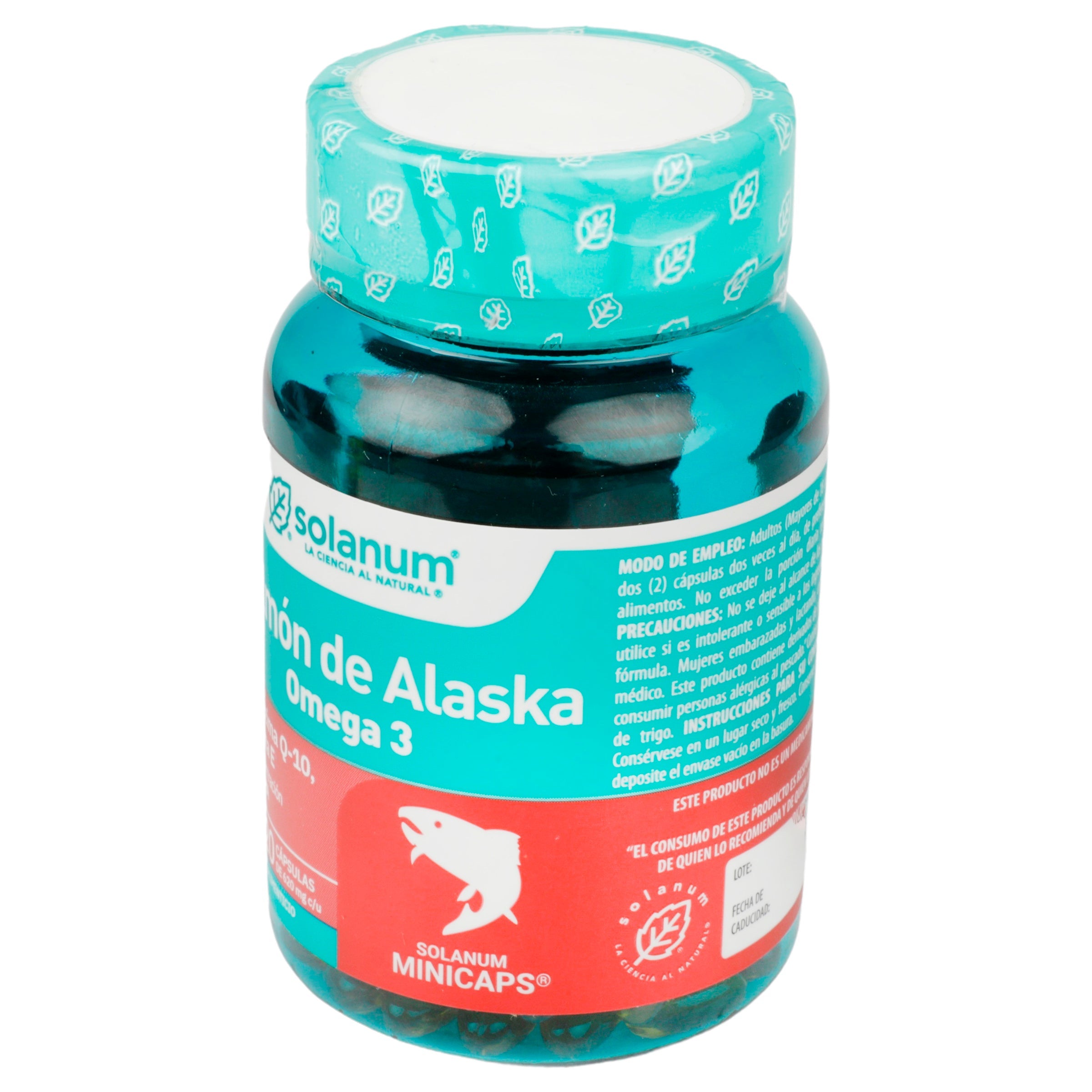 Omega 3 Salmon +Vitamina-E +Coq Con 120 Capsulas 7503023641043