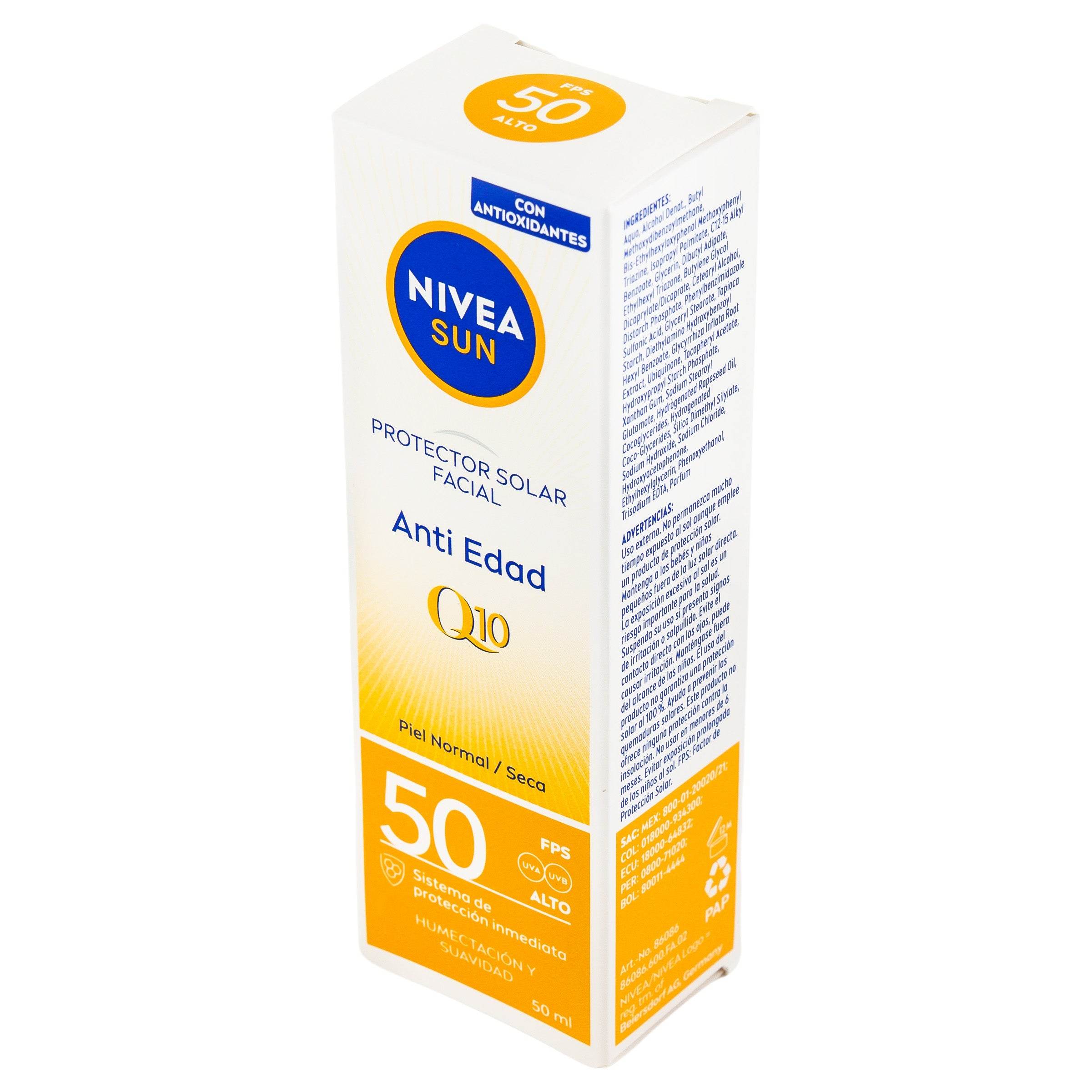 Protector Nivea Sun Facial Anti Edad Fps50 50Ml 4005900935847