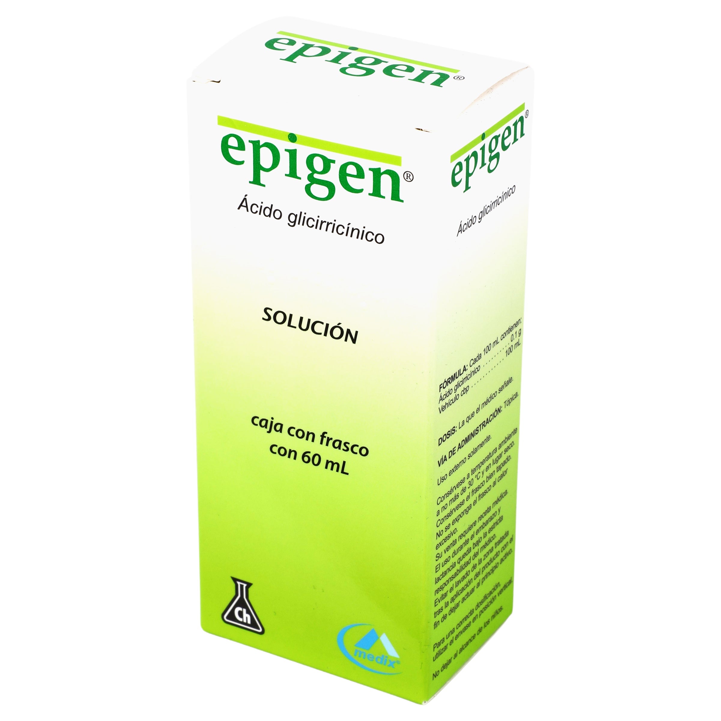Epigen 0.1 Gr / 100 Ml 60 Ml So Tópica 7501293200809