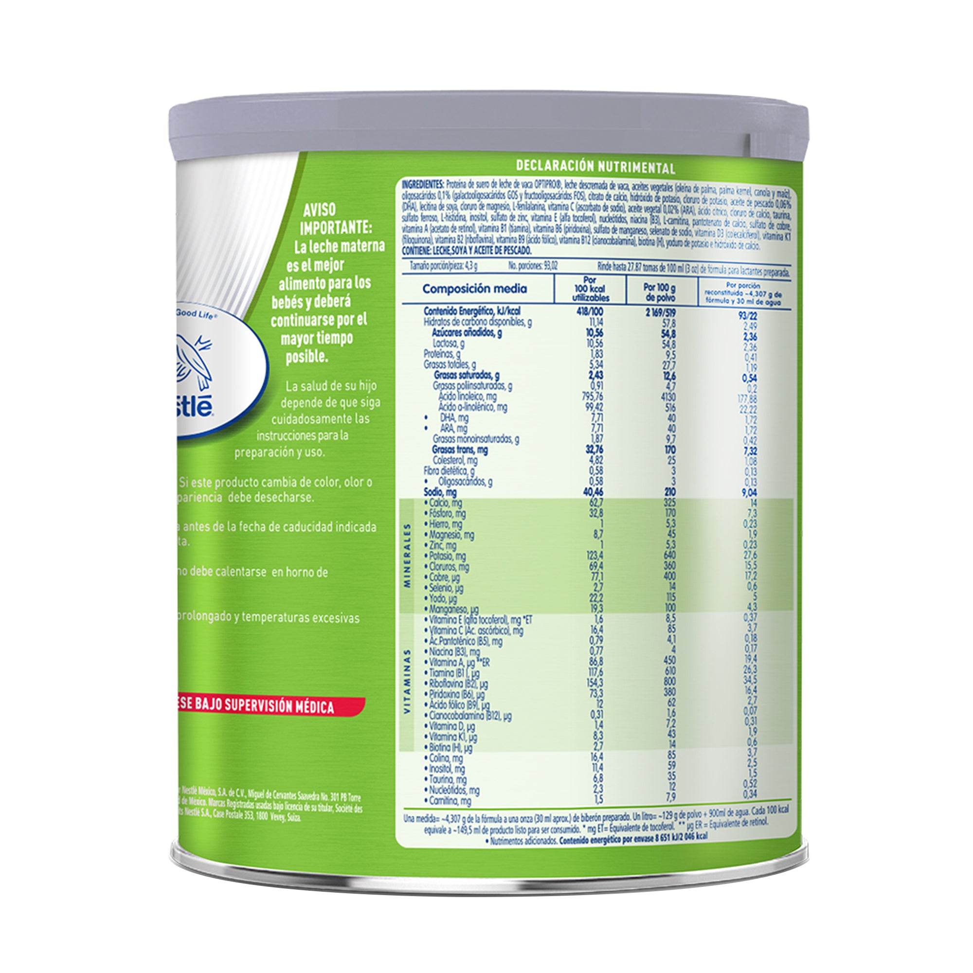 Nan Expert Pro Prebio Ae Etapa 1 Lata 400G 7501059278578