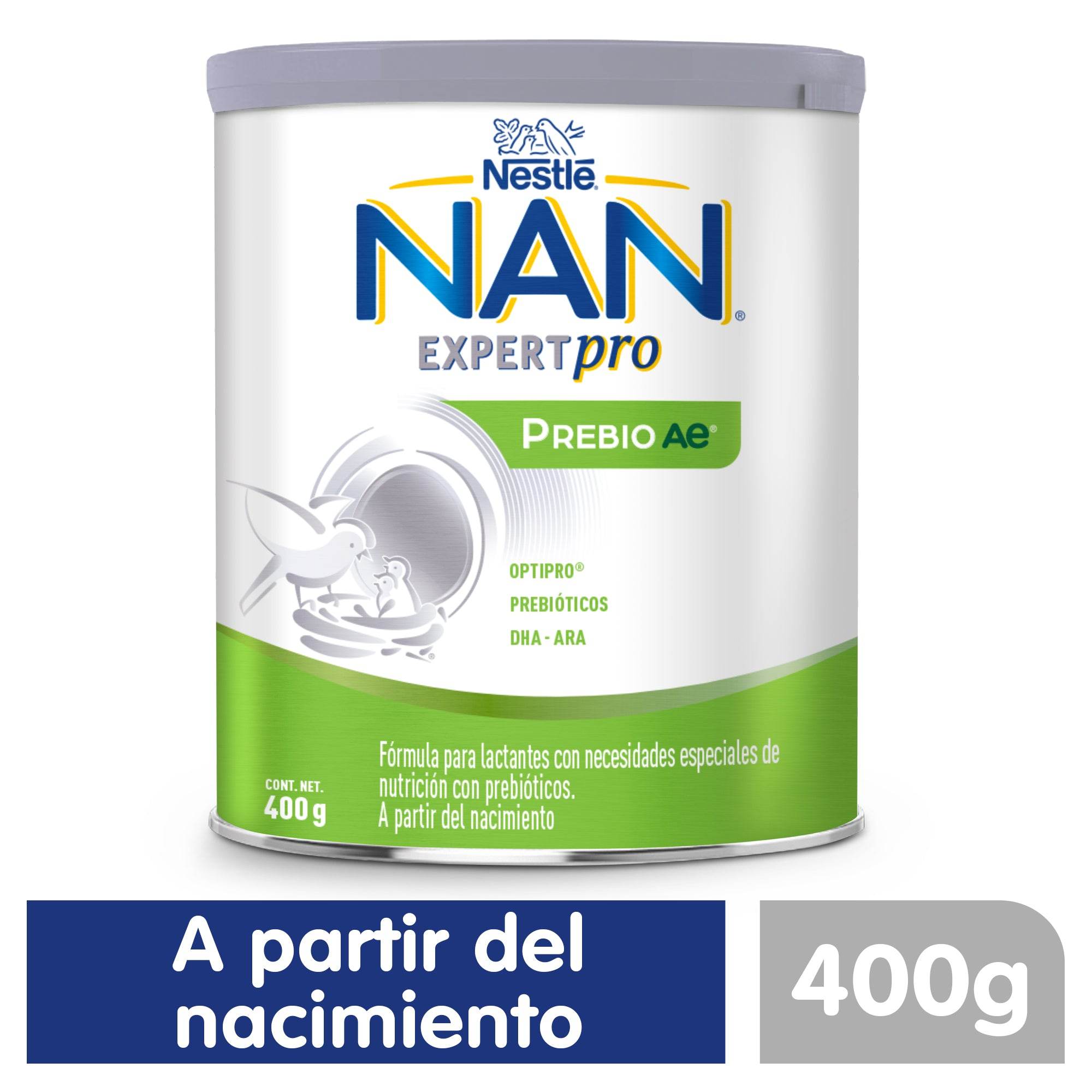 Nan Expert Pro Prebio Ae Etapa 1 Lata 400G 7501059278578