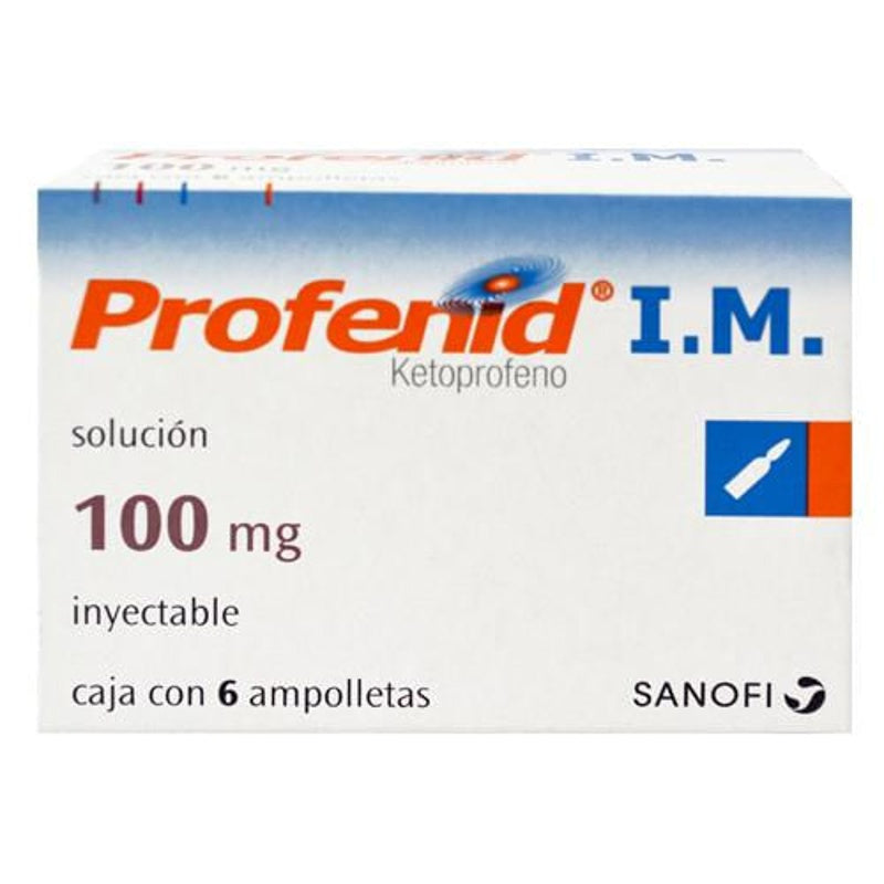 Profenid 100 Mg / Ml 1 Ml 6 Ampolletas