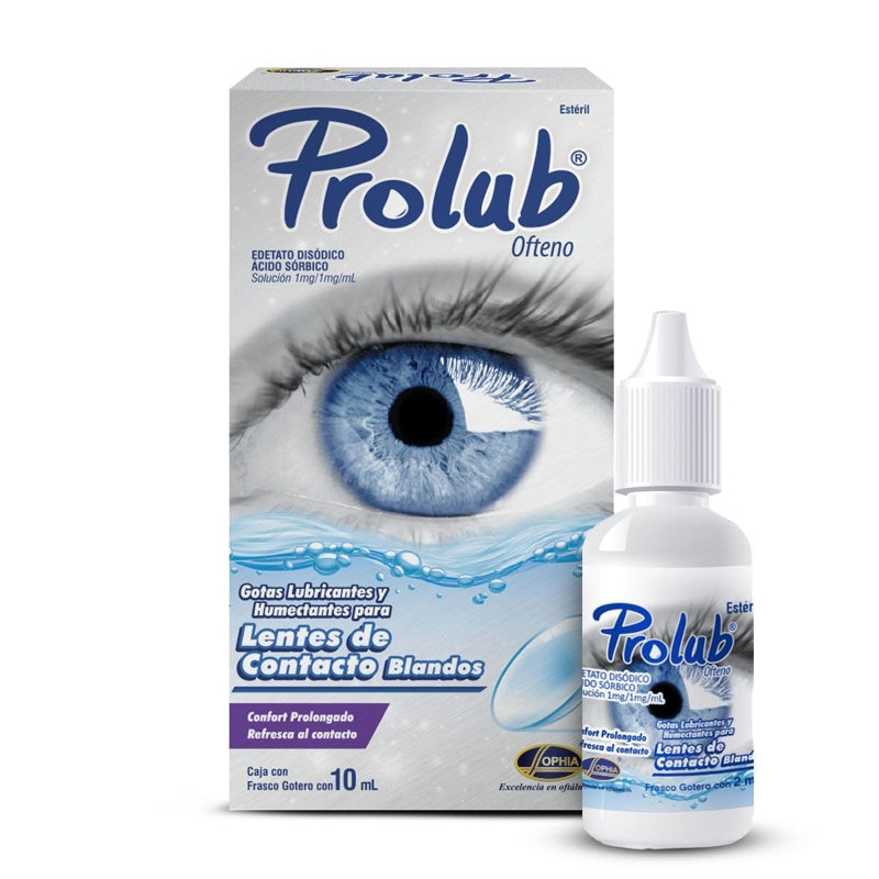 Prolub Ofteno 1 Mg / Ml 10 Ml Solución Lentes Contacto Blandos
