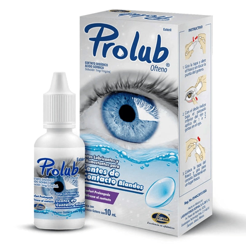 Prolub Ofteno 1 Mg / Ml 10 Ml Solución Lentes Contacto Blandos