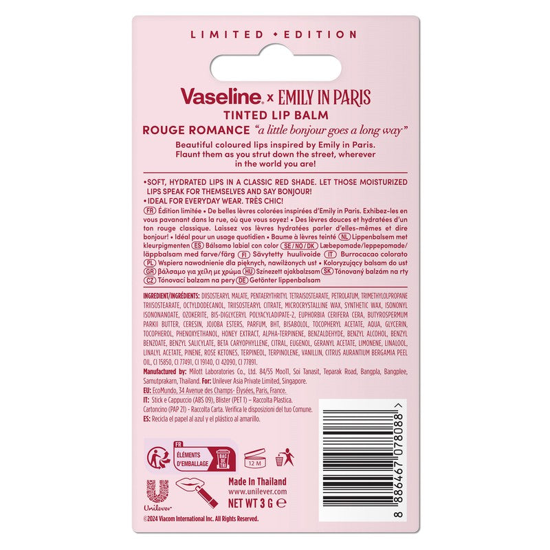 Protector Labial Vaseline Emily In Paris 3 Gr 8886467078088 2