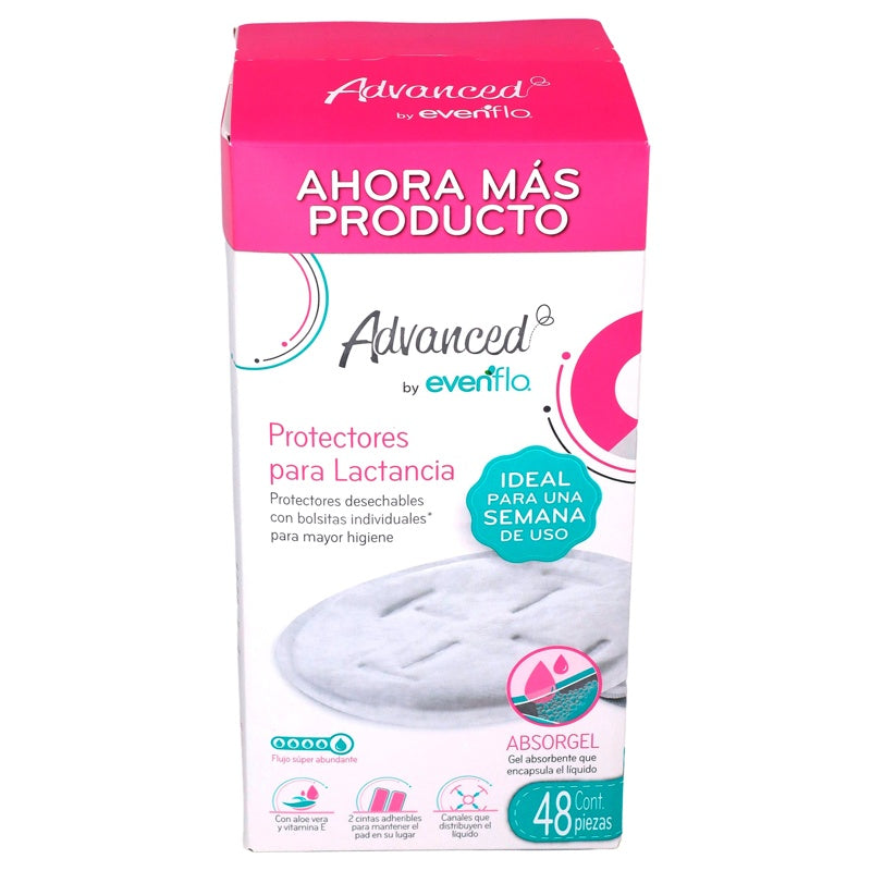 Protector Lact Evenflo Absorg Con 48