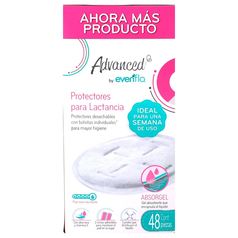 Protector Lact Evenflo Absorg Con 48
