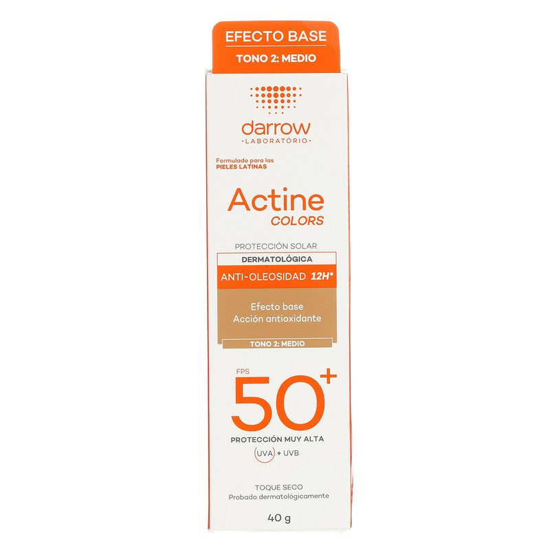 Protector Solar Ar Darrow Actine Fps 50 Tono Medio 40 Gr 3282770207651