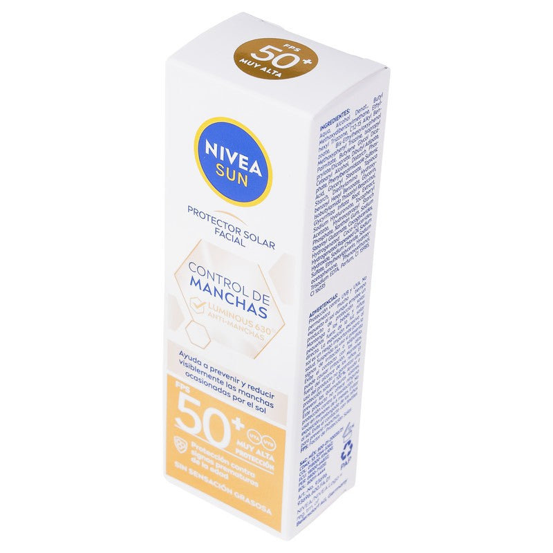 Protector Solar Ar Nivea Sun Control Manchas Fps 50 40 Ml 4006000064918 4