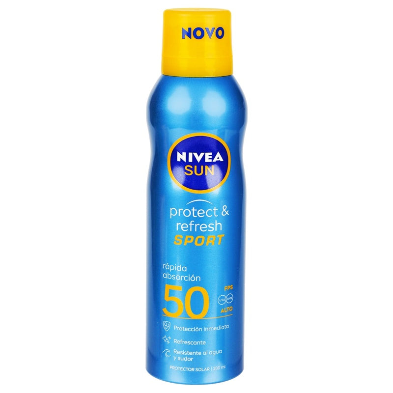 Protector Solución Ar Nivea Sun Refresh Sport Fps 50 + 200 Ml Spray