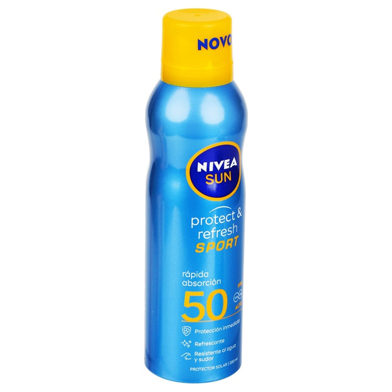 Protector Solución Ar Nivea Sun Refresh Sport Fps 50 + 200 Ml Spray